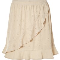 ESMARA® Damen Rock Mini (Beige, S (36/38))