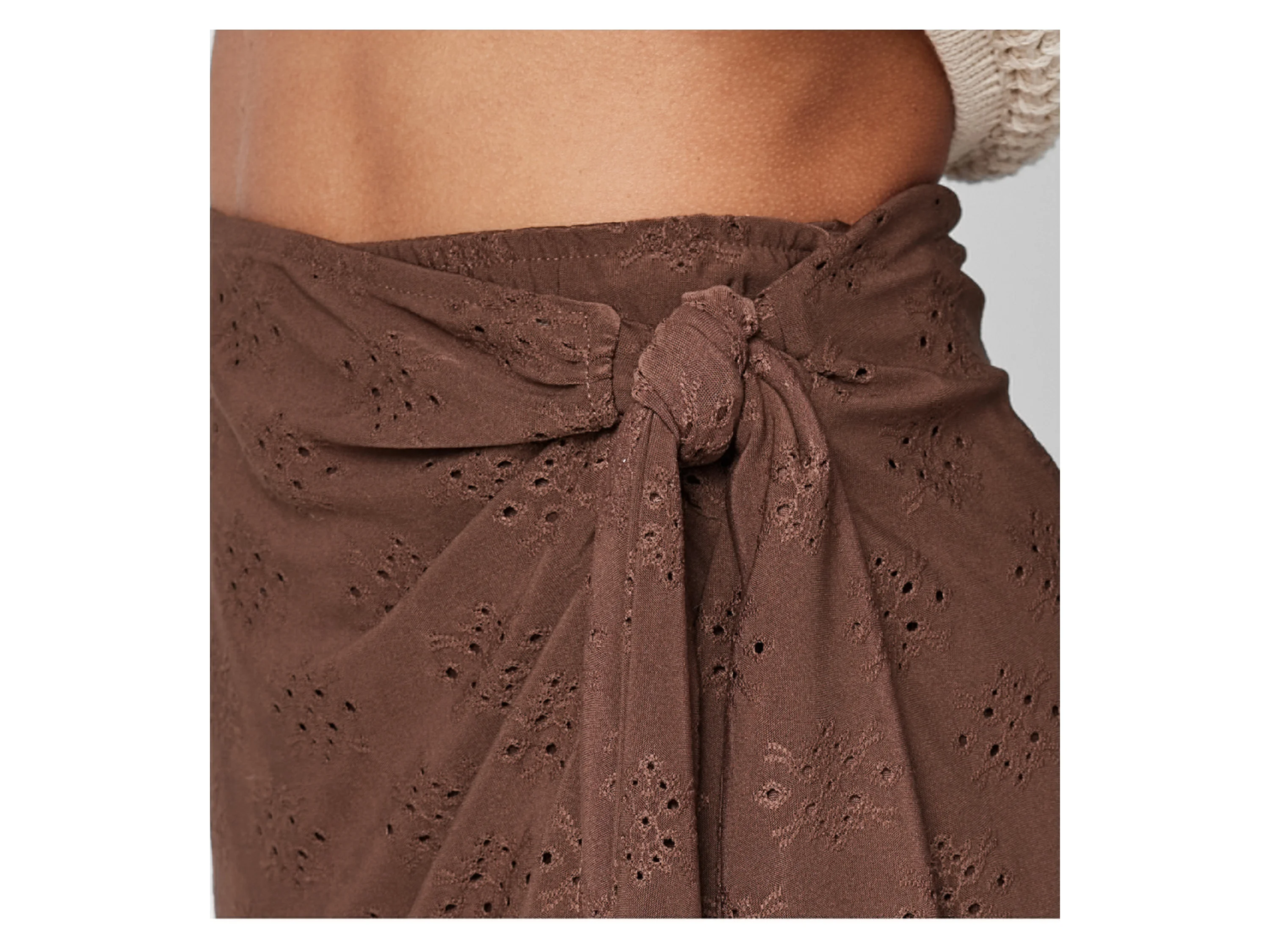 ESMARA® Damen Rock Mini (Braun, XS (32/34)) – Bild 4 von 4
