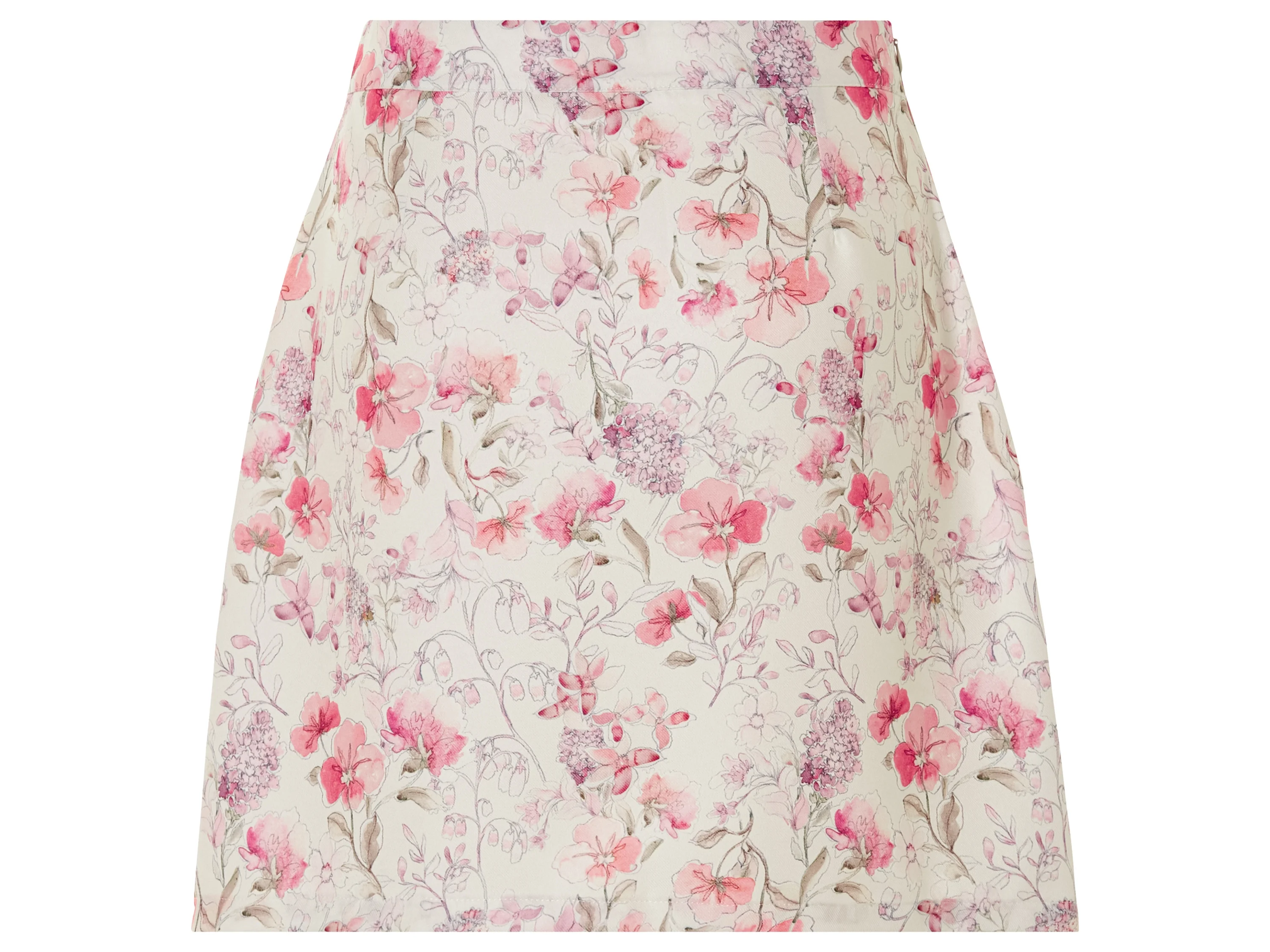 ESMARA® Damen Rock Mini (Muster Blumen, 42) – Bild 3 von 3