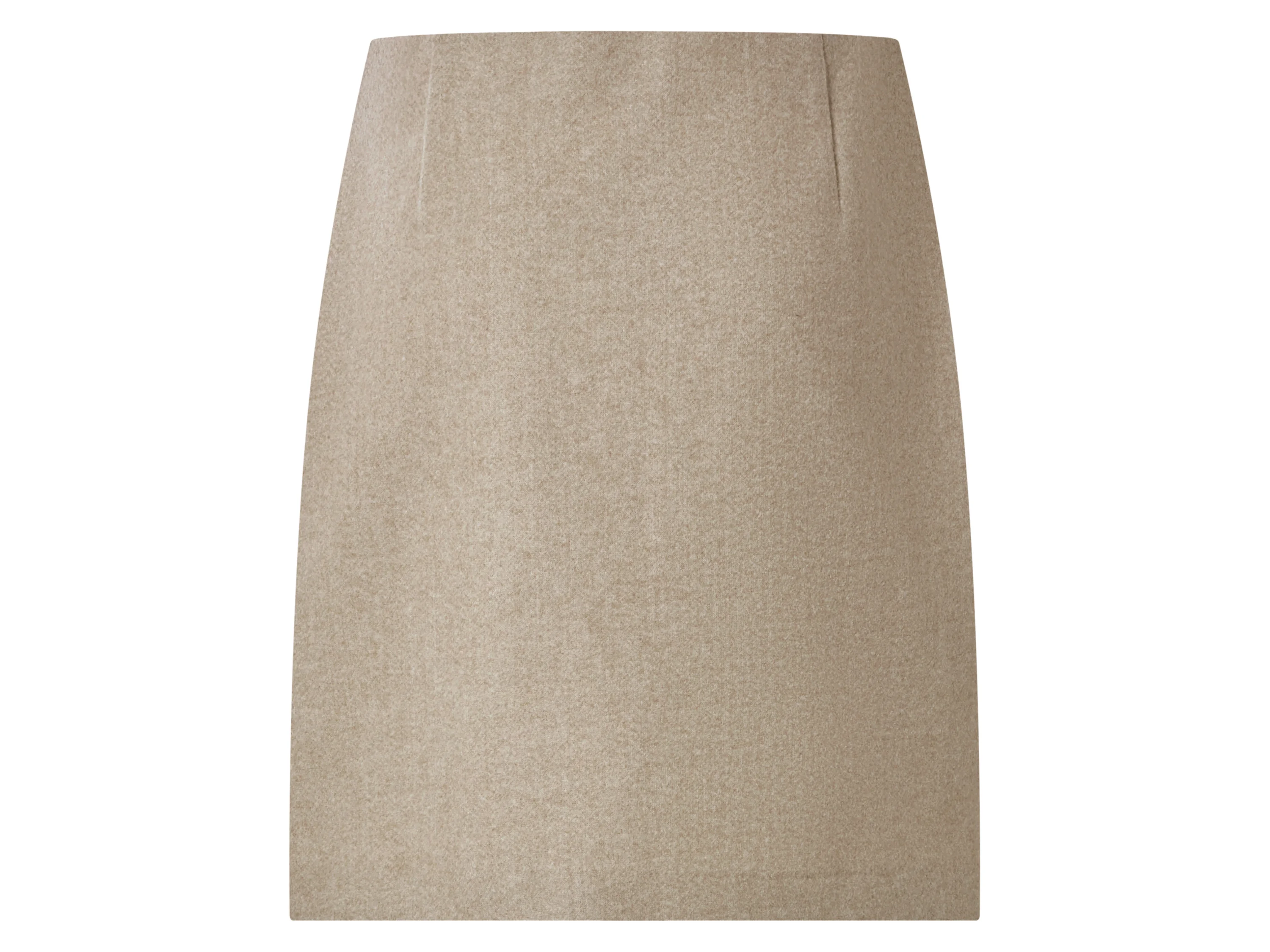 ESMARA® Damen Rock Wolloptik (Beige, M(40/42)) – Bild 3 von 4