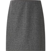 ESMARA® Damen Rock Wolloptik (Grau, S(36/38))