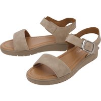 ESMARA® Damen Sandaletten (Grau, 39)