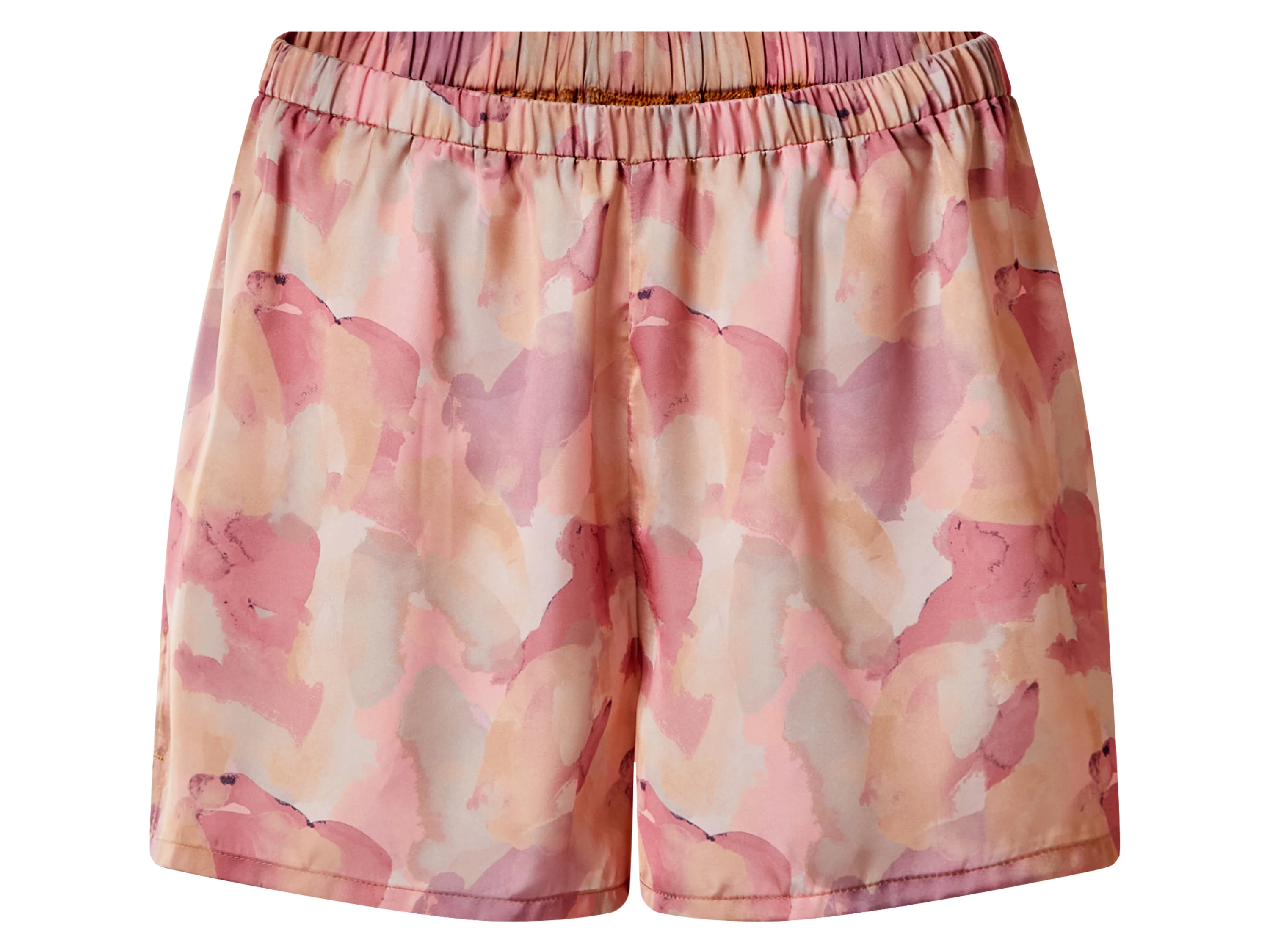 ESMARA® Damen Satin-Pyjama (Gemustert, XL(48/50)) – Bild 4 von 4