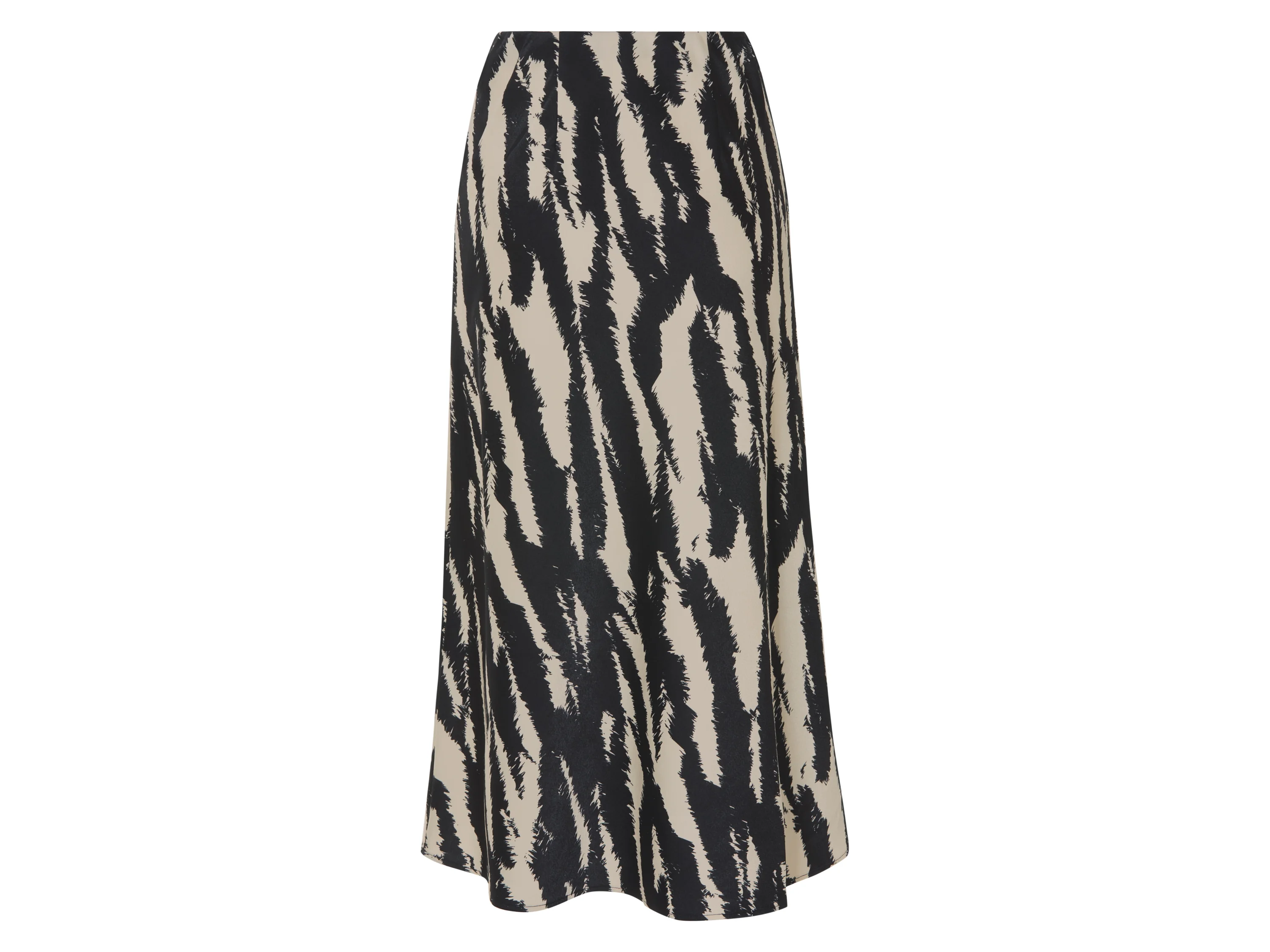 ESMARA® Damen Satin-Rock, mit hoher Leibhöhe (Gemustert, 42) – Bild 3 von 4