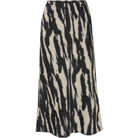 ESMARA® Damen Satin-Rock, mit hoher Leibhöhe (Gemustert, 40)