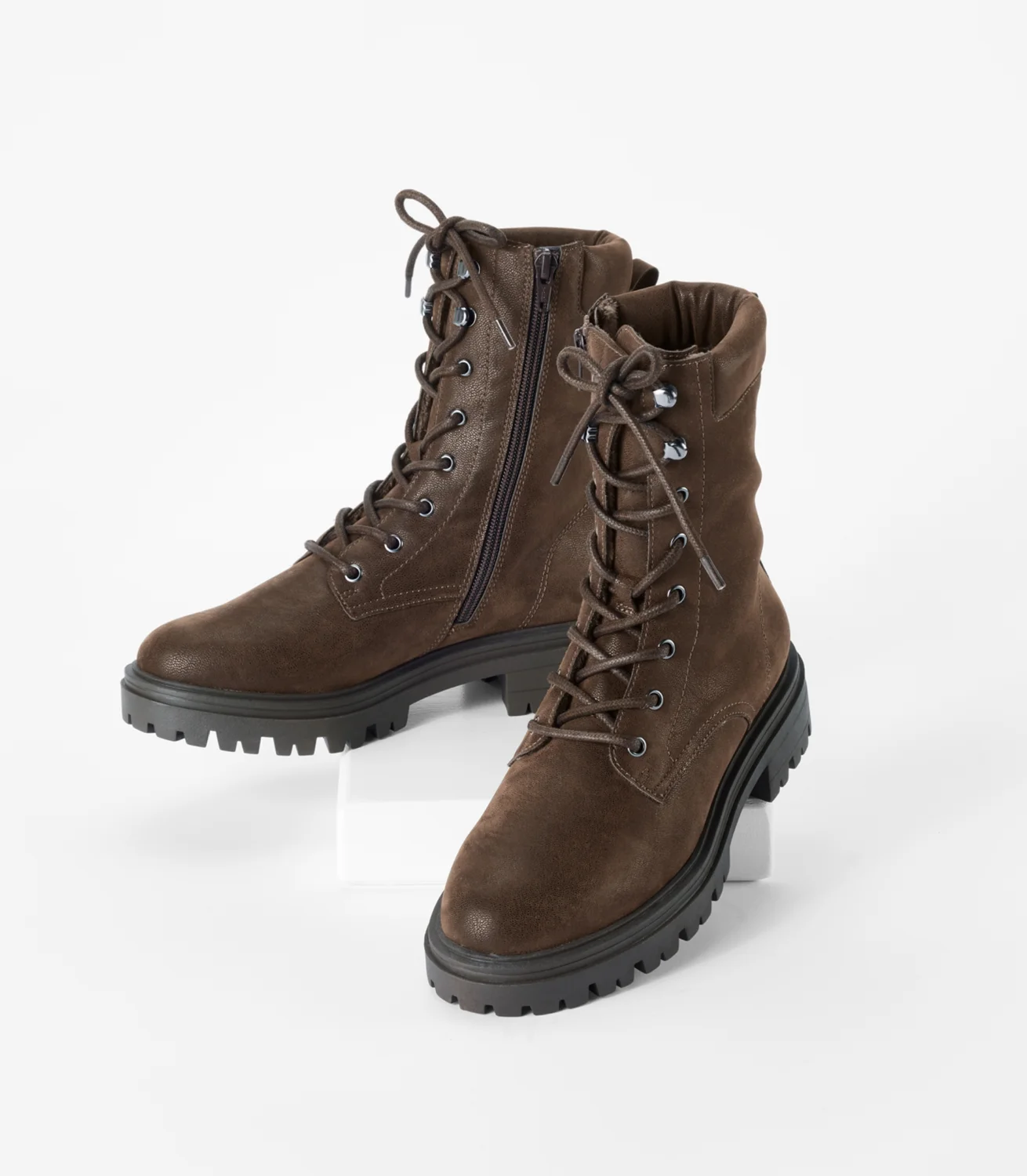 ESMARA® Damen Schnürboot (Braun, 36) – Bild 3 von 4