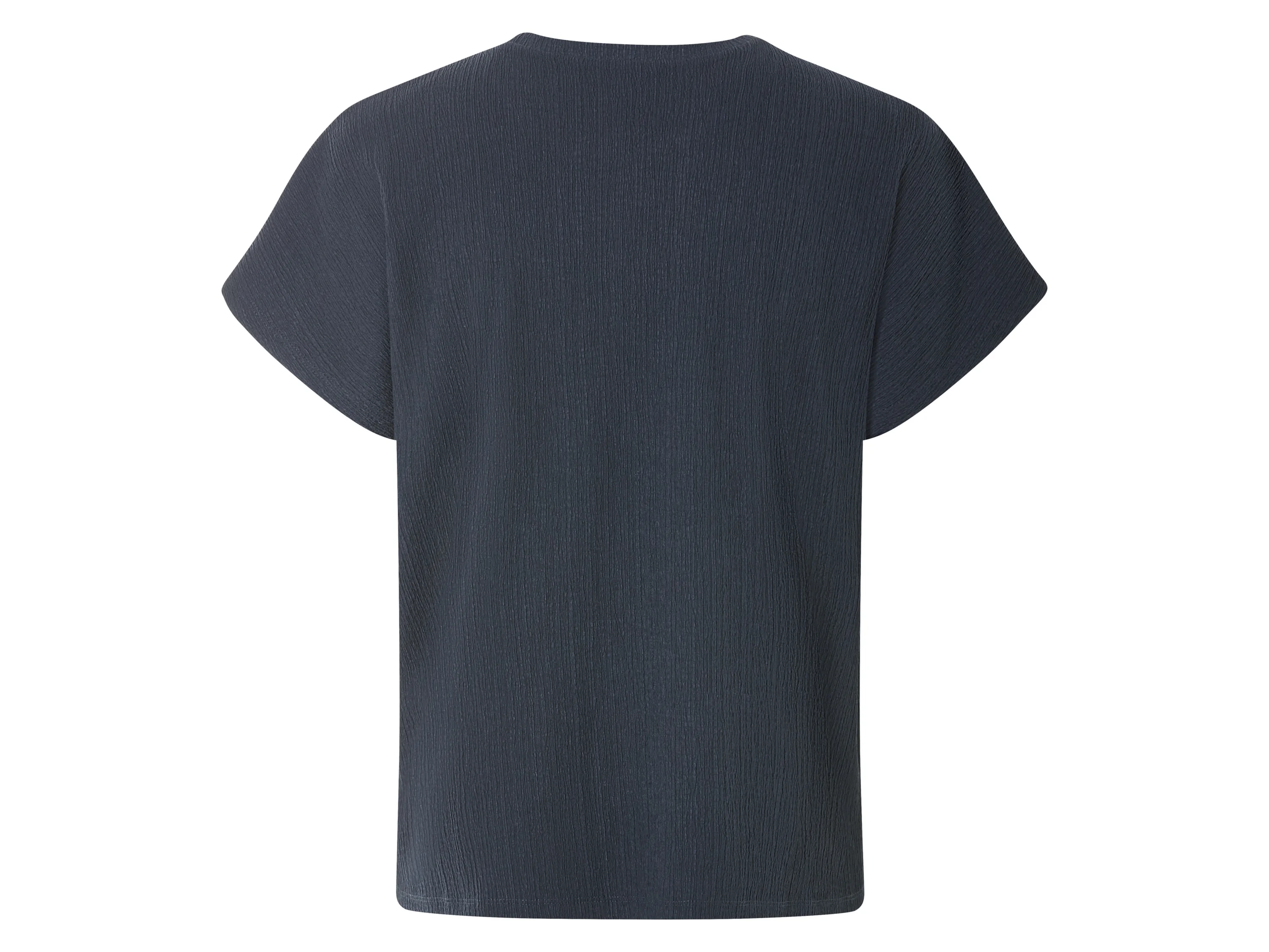 ESMARA® Damen Shirt Struktur (Navy, XS(32/34)) – Bild 4 von 4
