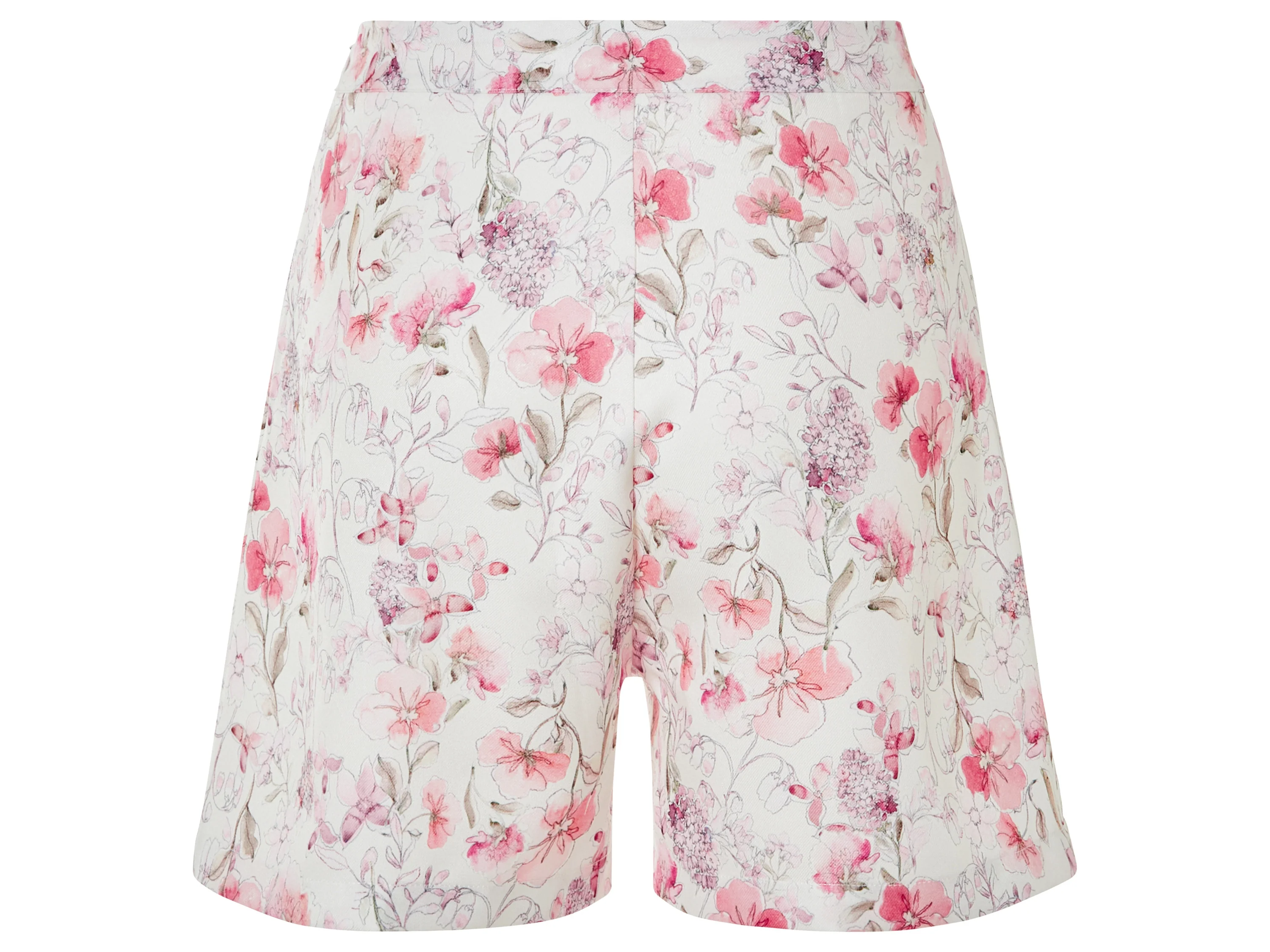 ESMARA® Damen Short (Muster Blumen, 38) – Bild 2 von 2