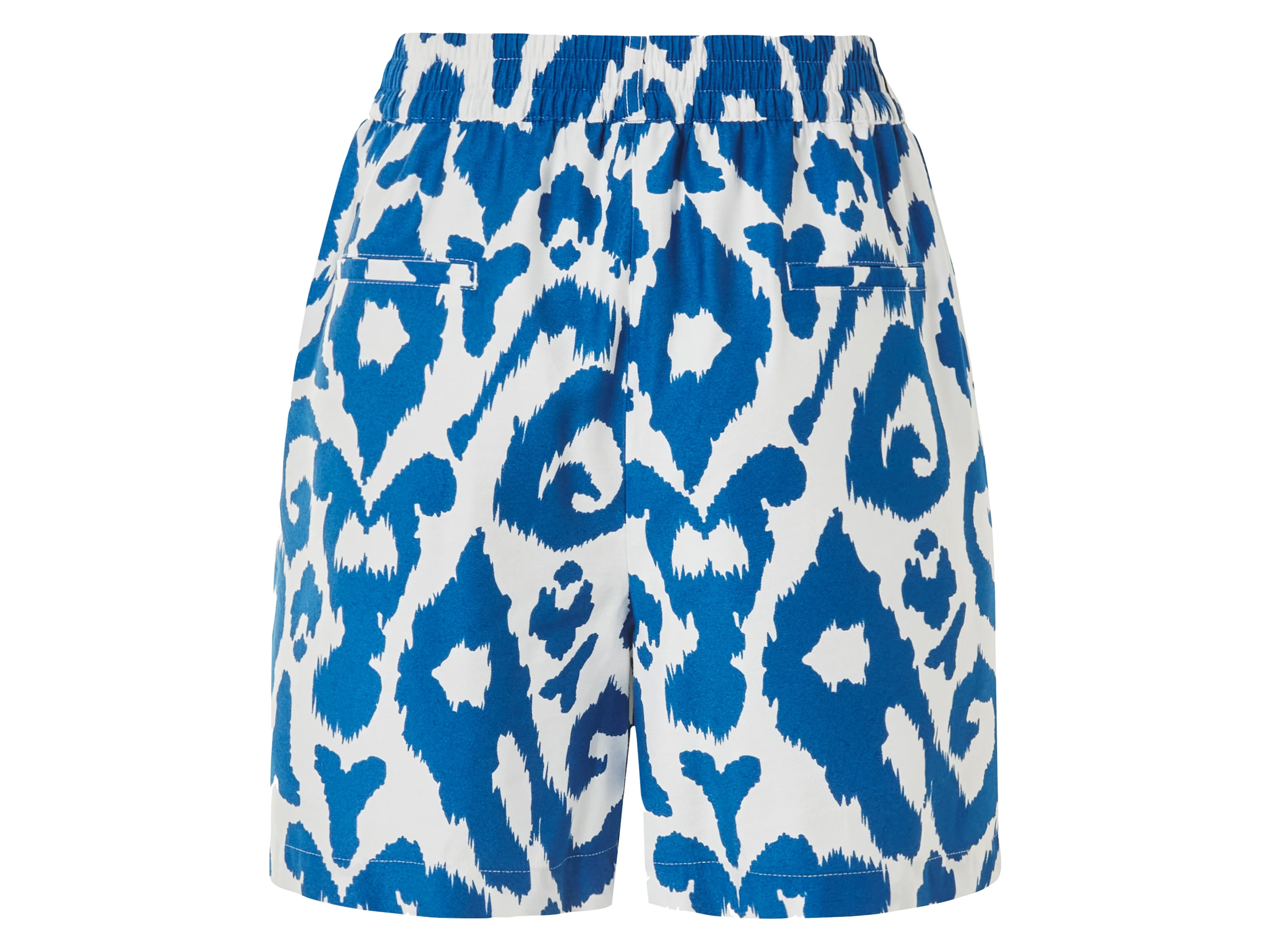 ESMARA® Damen Shorts (blau/gemustert, 44) – Bild 3 von 3