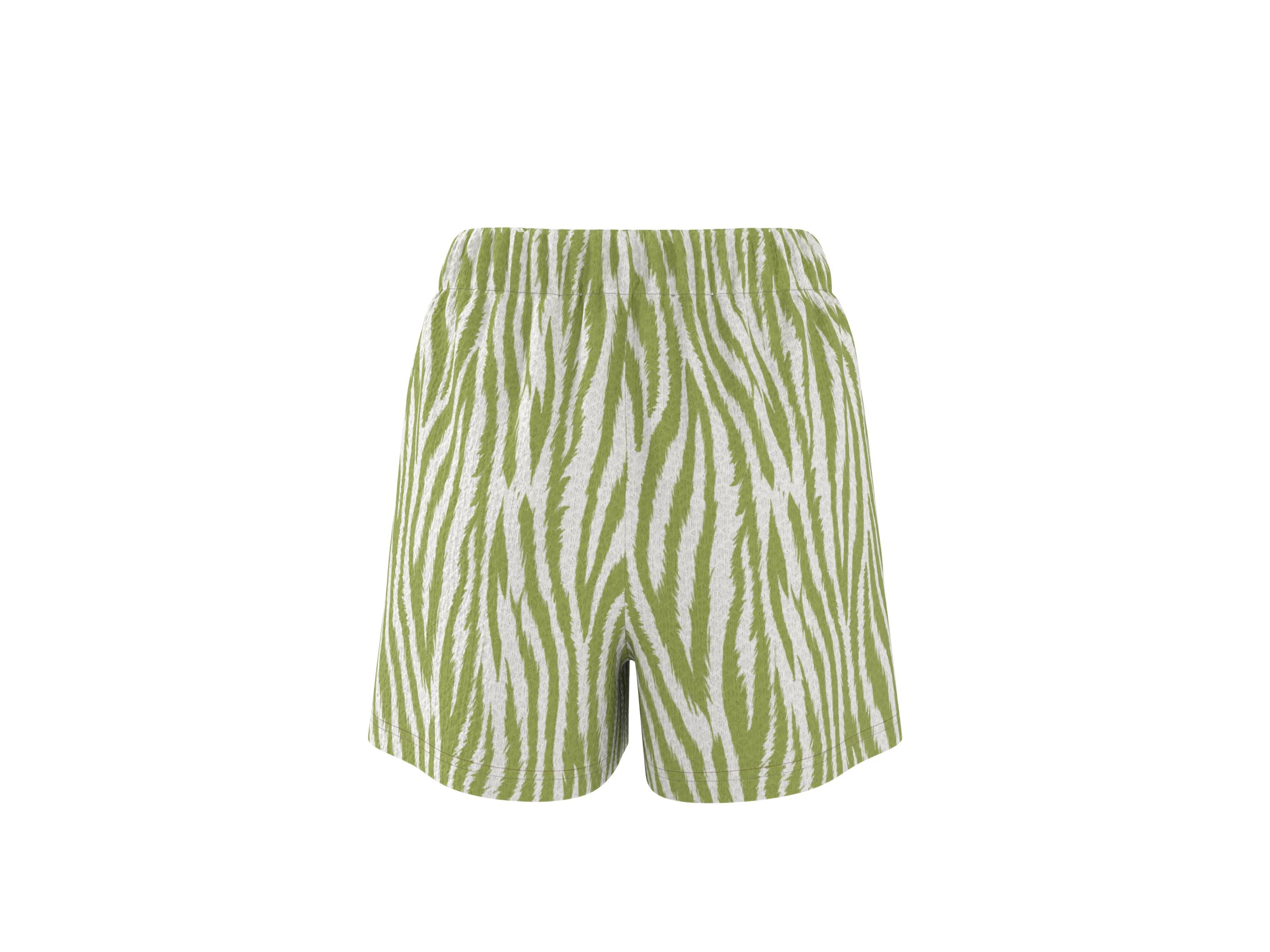 ESMARA® Damen Shorts (Gemustert/grün, S(36/38)) – Bild 3 von 3