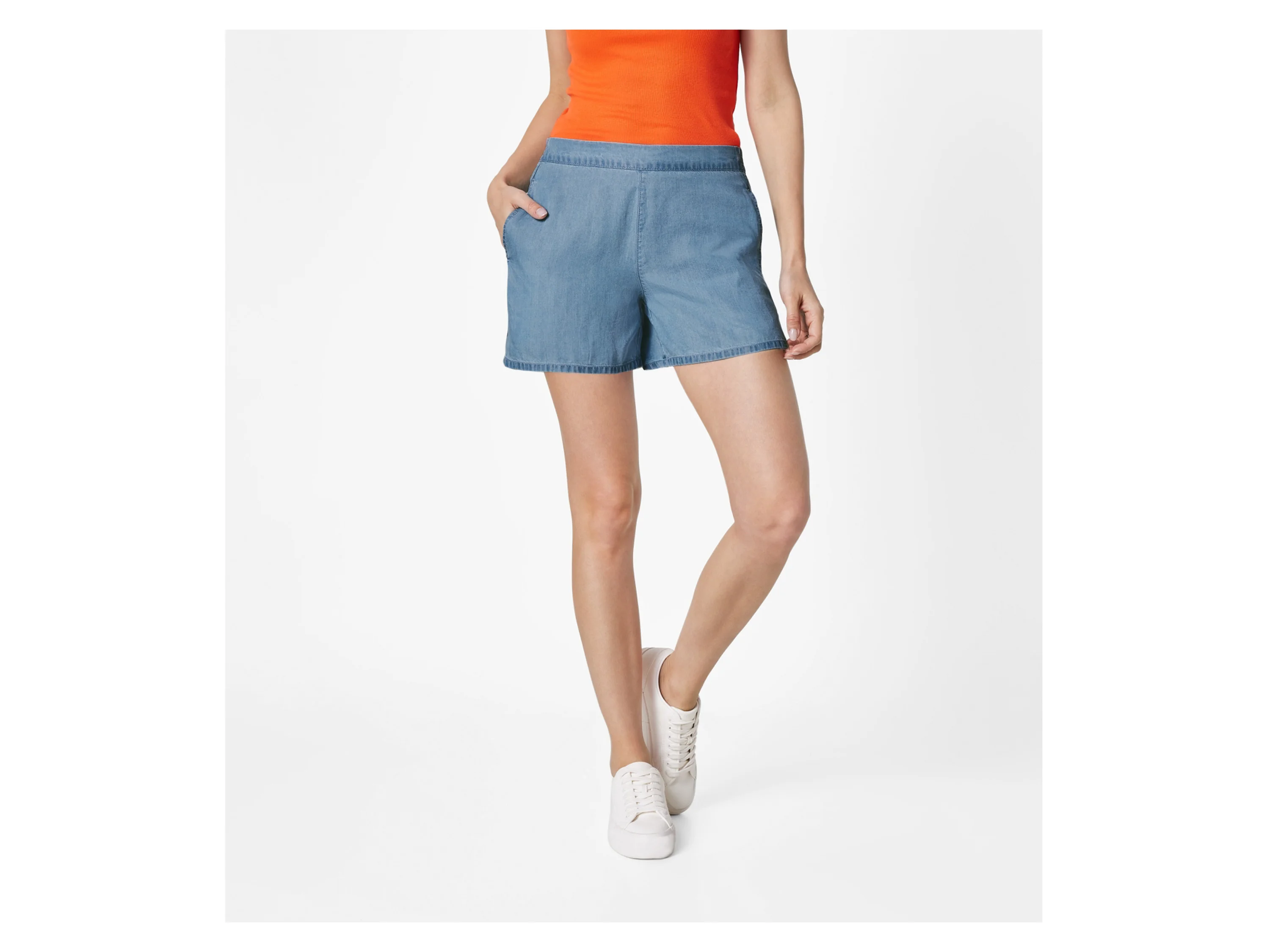 ESMARA® Damen Shorts (Hellblau, 46) – Bild 2 von 4