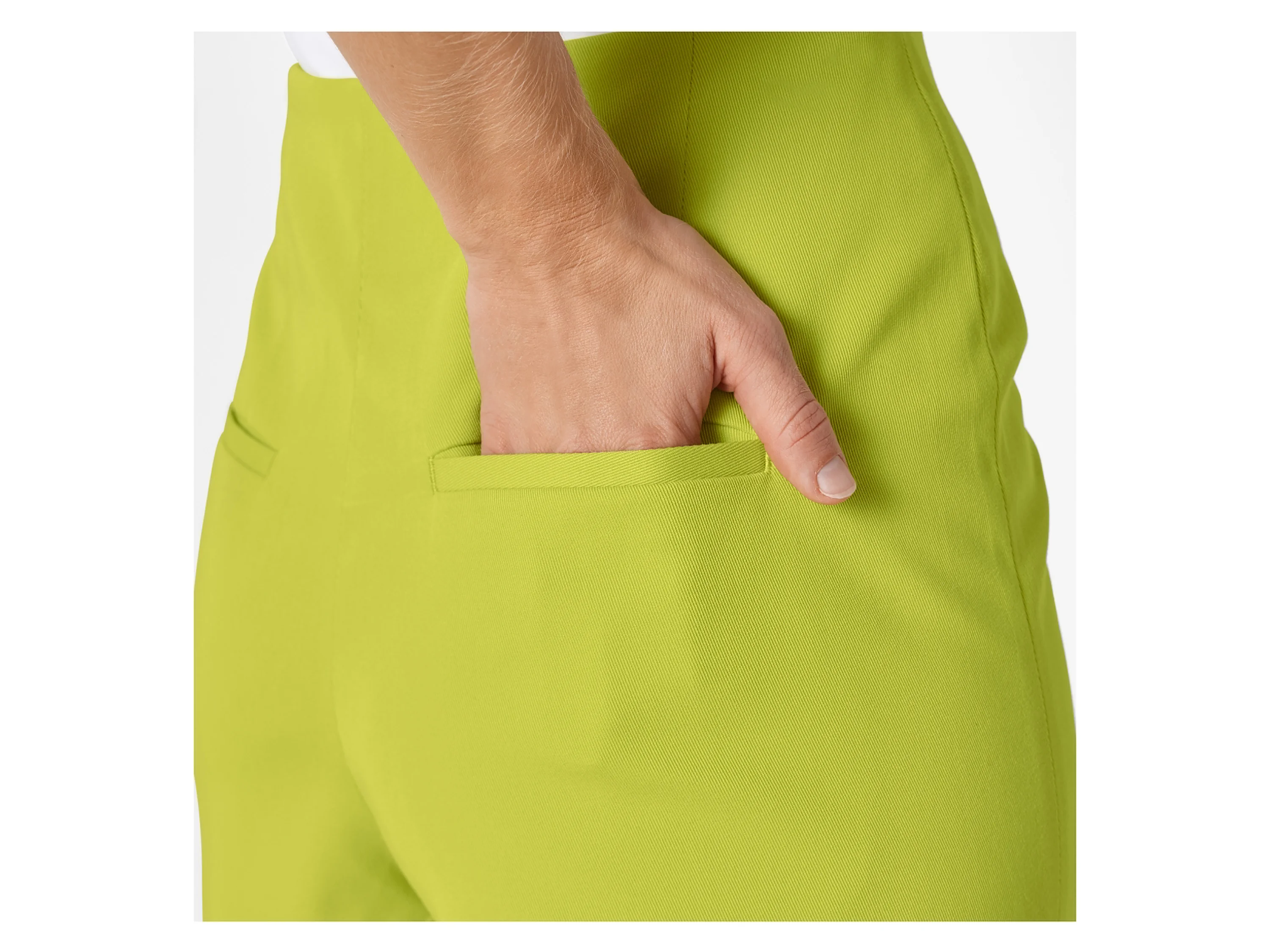 ESMARA® Damen Shorts (Lime, 40) – Bild 4 von 4