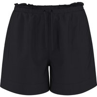 ESMARA® Damen Shorts mit Leinen (Schwarz, S (36/38))