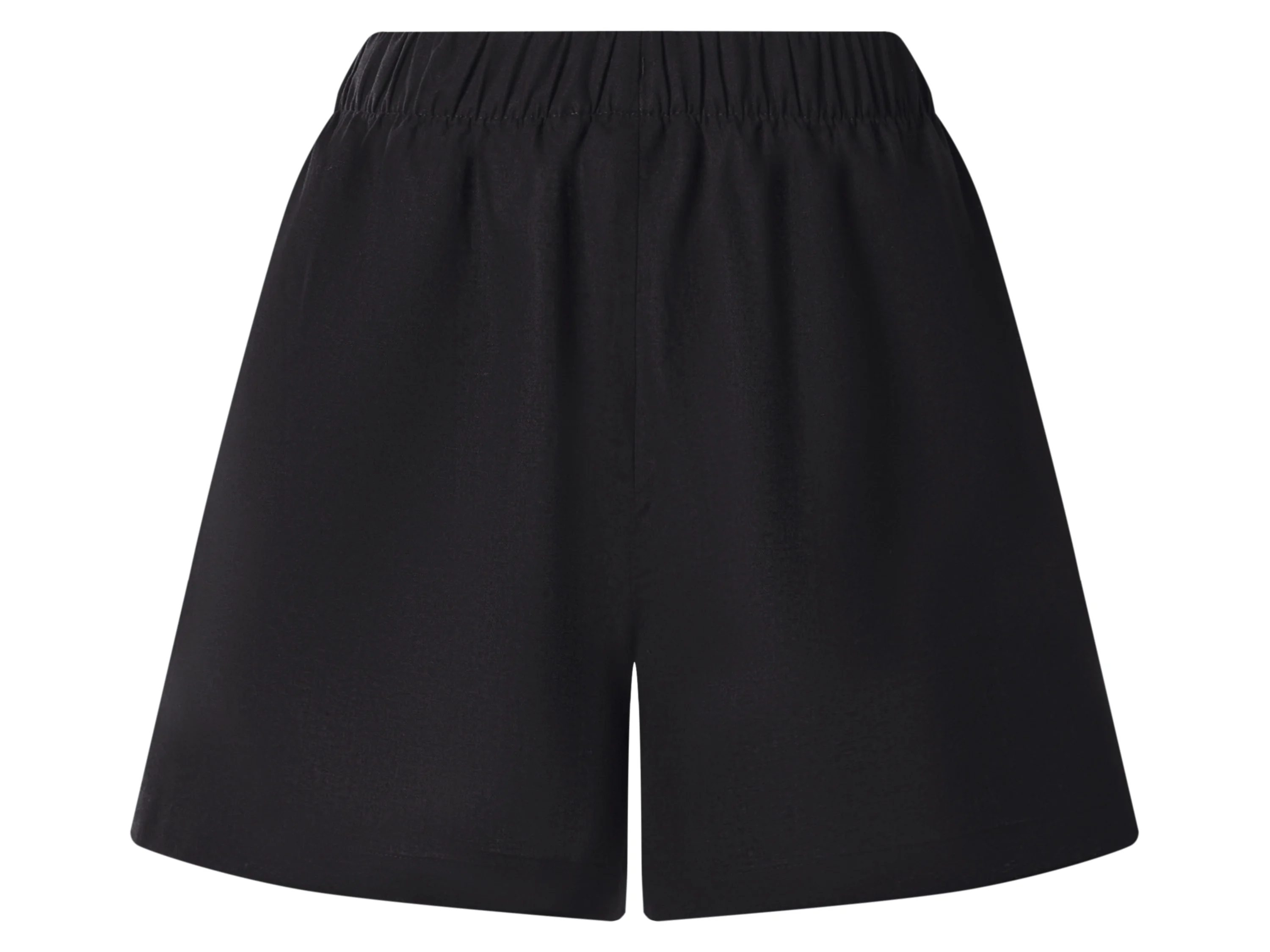 ESMARA® Damen Shorts mit Leinen (Schwarz, XS(32/34)) – Bild 3 von 3