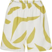 ESMARA® Damen Shorts mit Leinen (Weiß, 42)