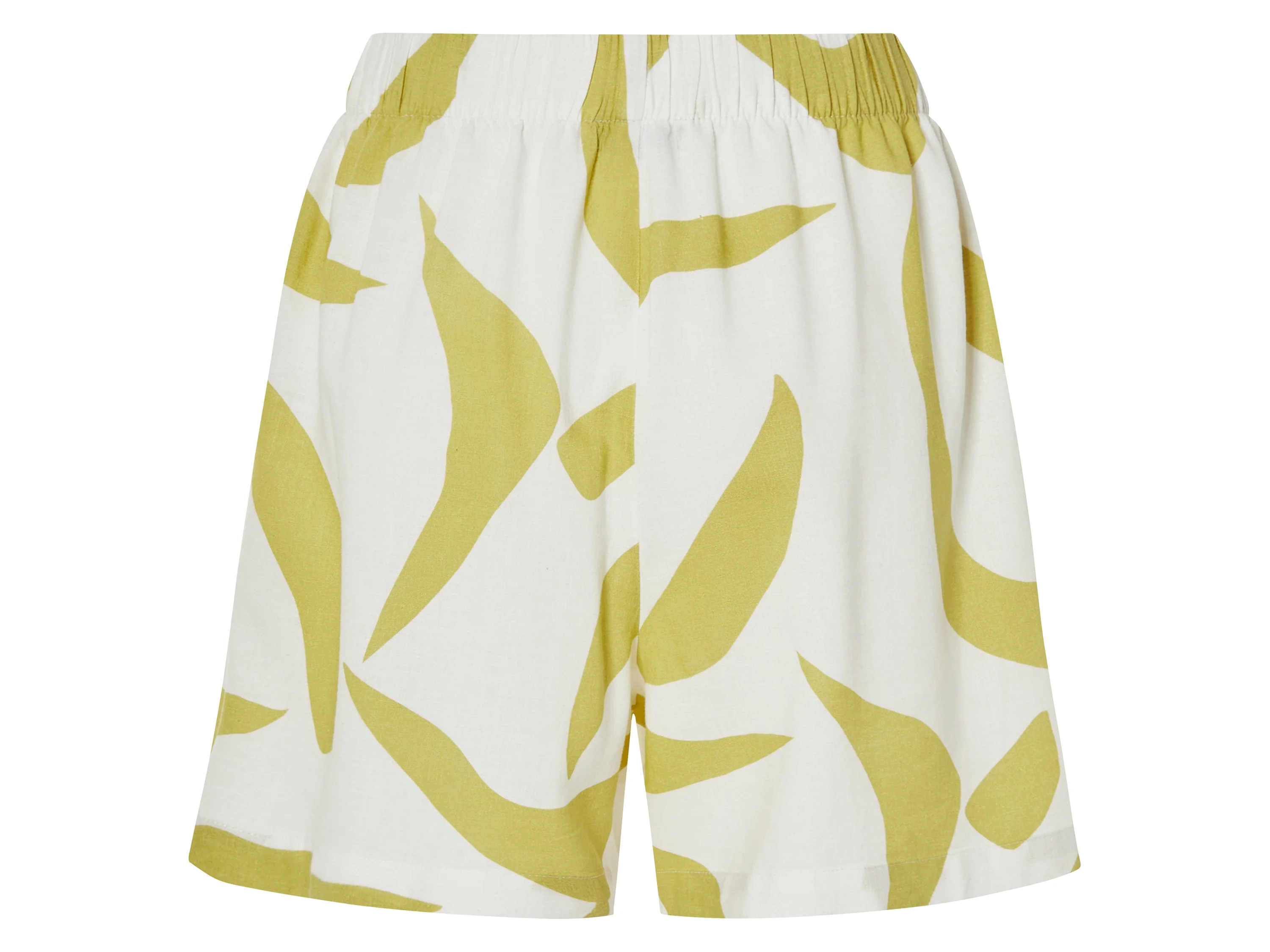 ESMARA® Damen Shorts mit Leinen (Weiß, 42) – Bild 3 von 4
