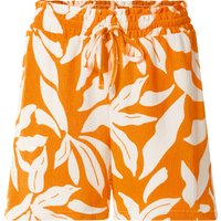 ESMARA® Damen Shorts (orange/weiß, S(36/38))