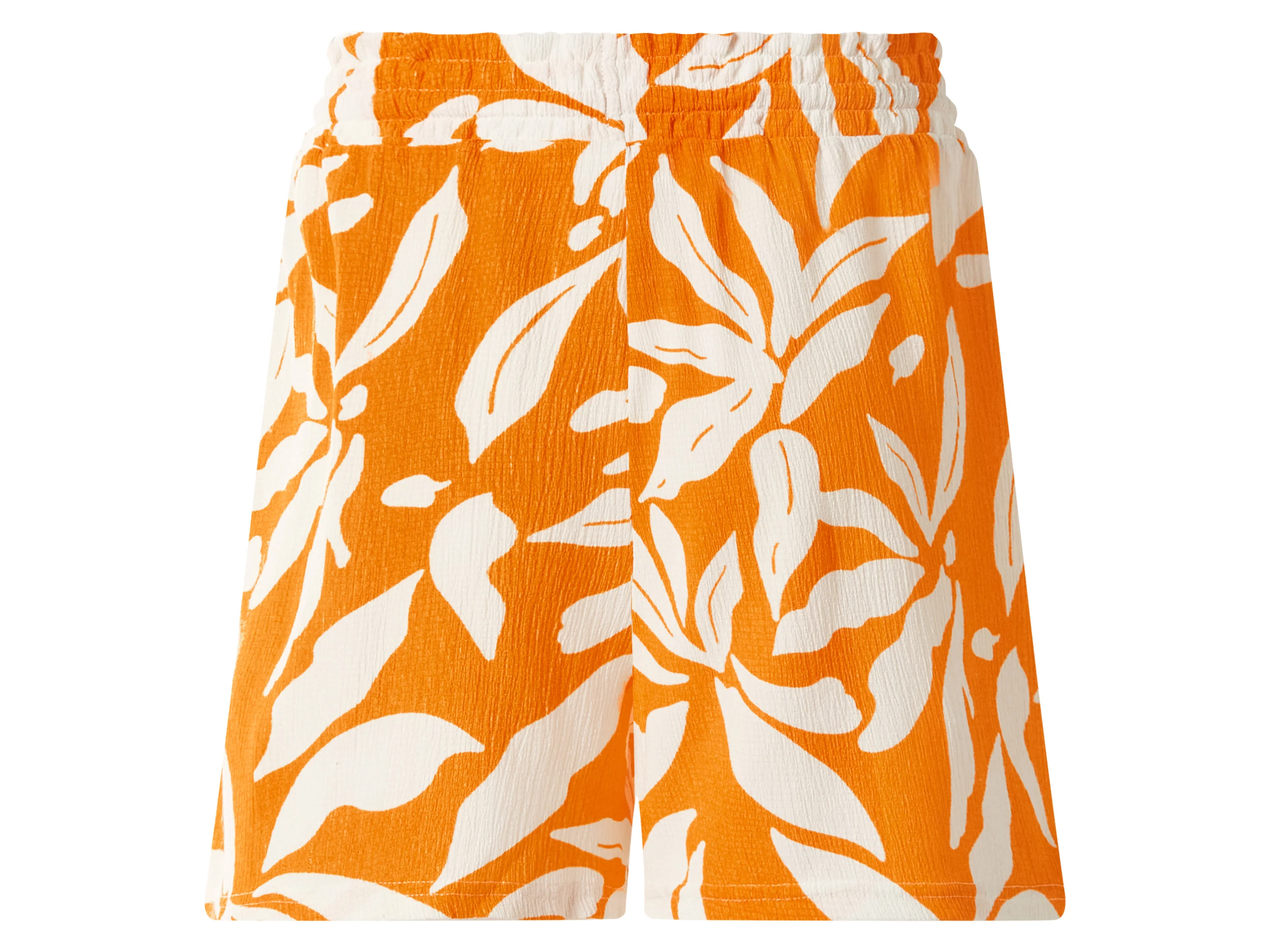ESMARA® Damen Shorts (orange/weiß, S(36/38)) – Bild 2 von 2