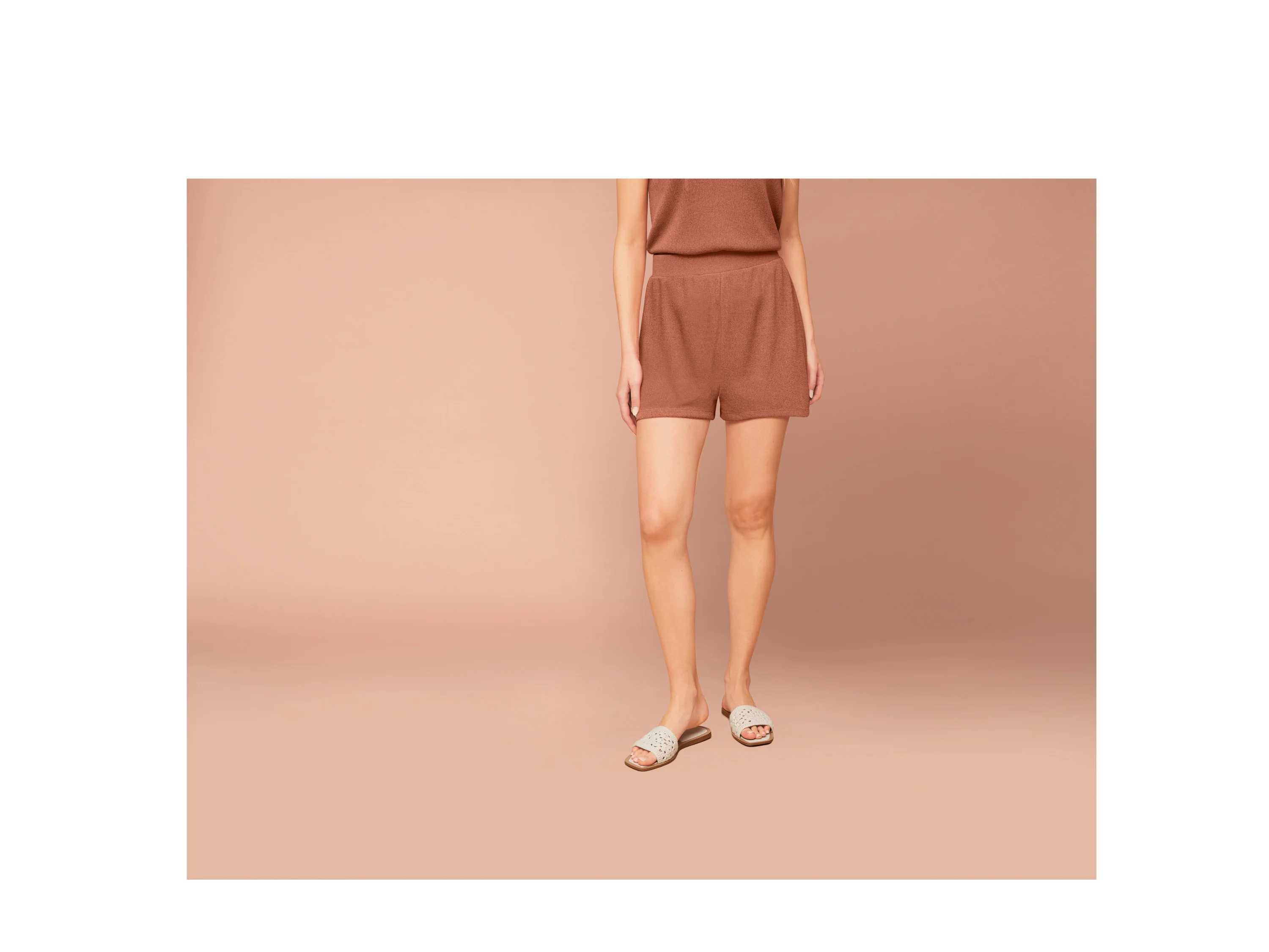 ESMARA® Damen Shorts (Terracotta, XS (32/34)) – Bild 2 von 3