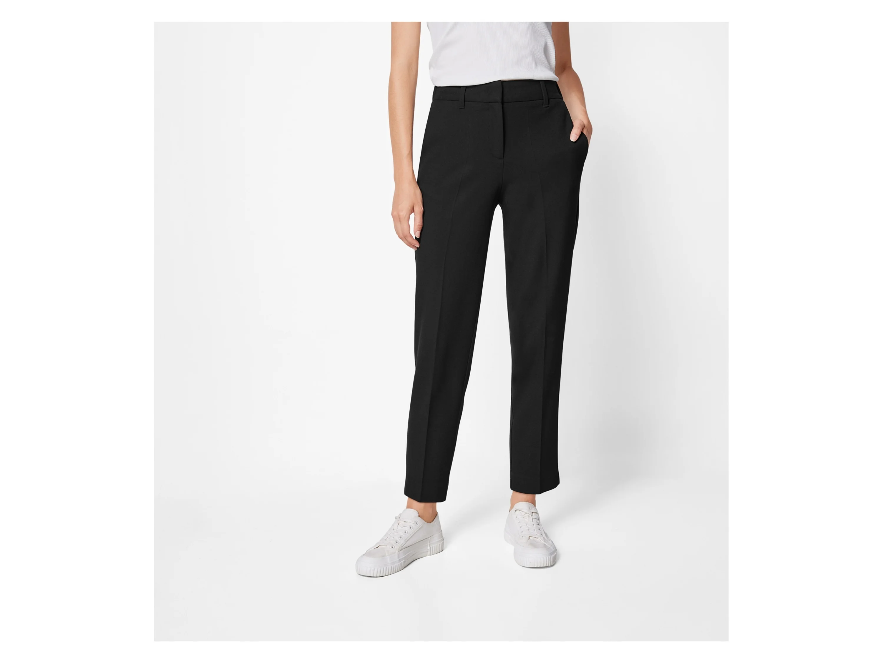 ESMARA® Damen Slacks (Schwarz, 40) – Bild 2 von 4