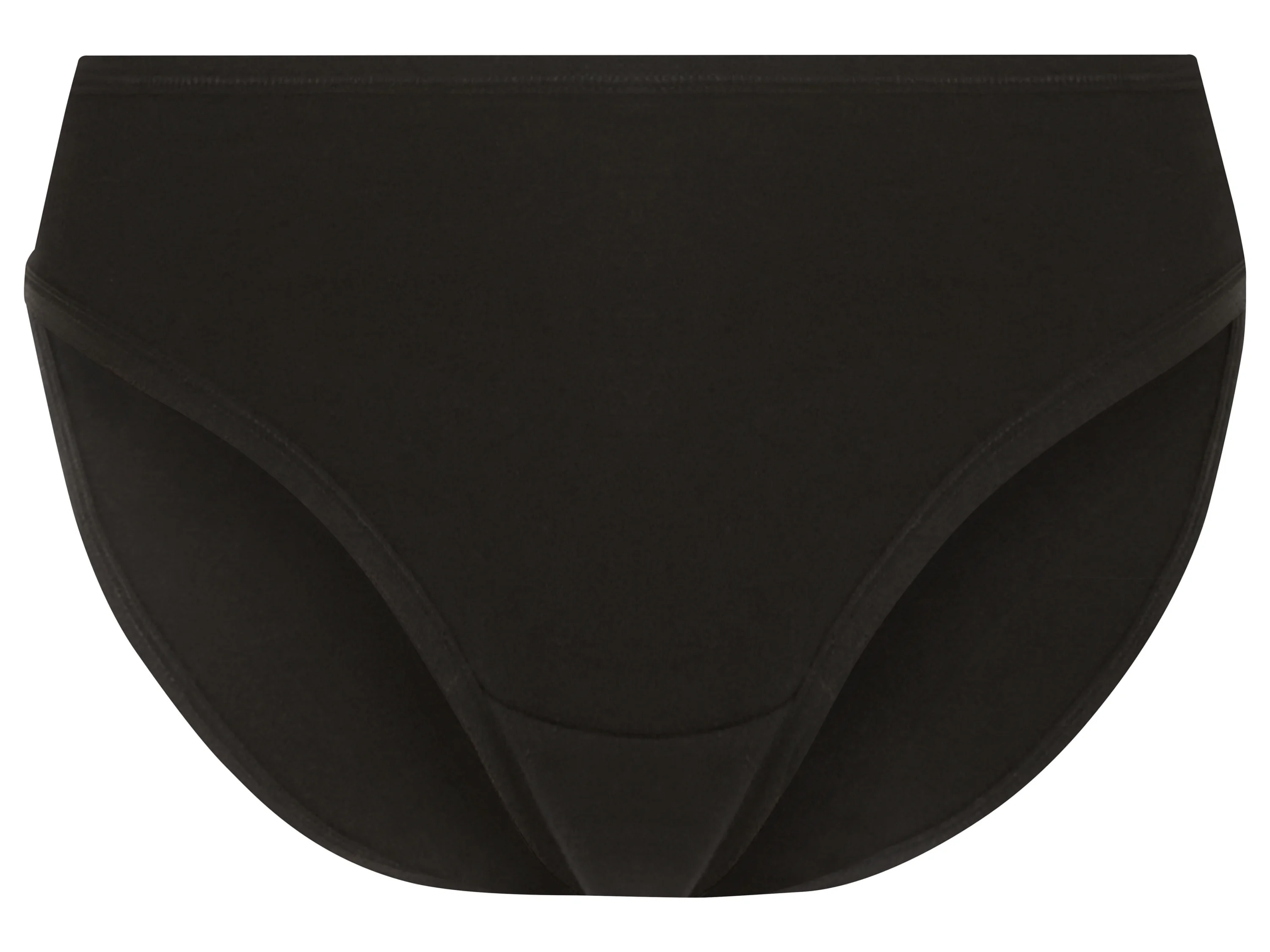 ESMARA® Damen Slip 5er (Schwarz/Grau, XS(32/34)) – Bild 2 von 4