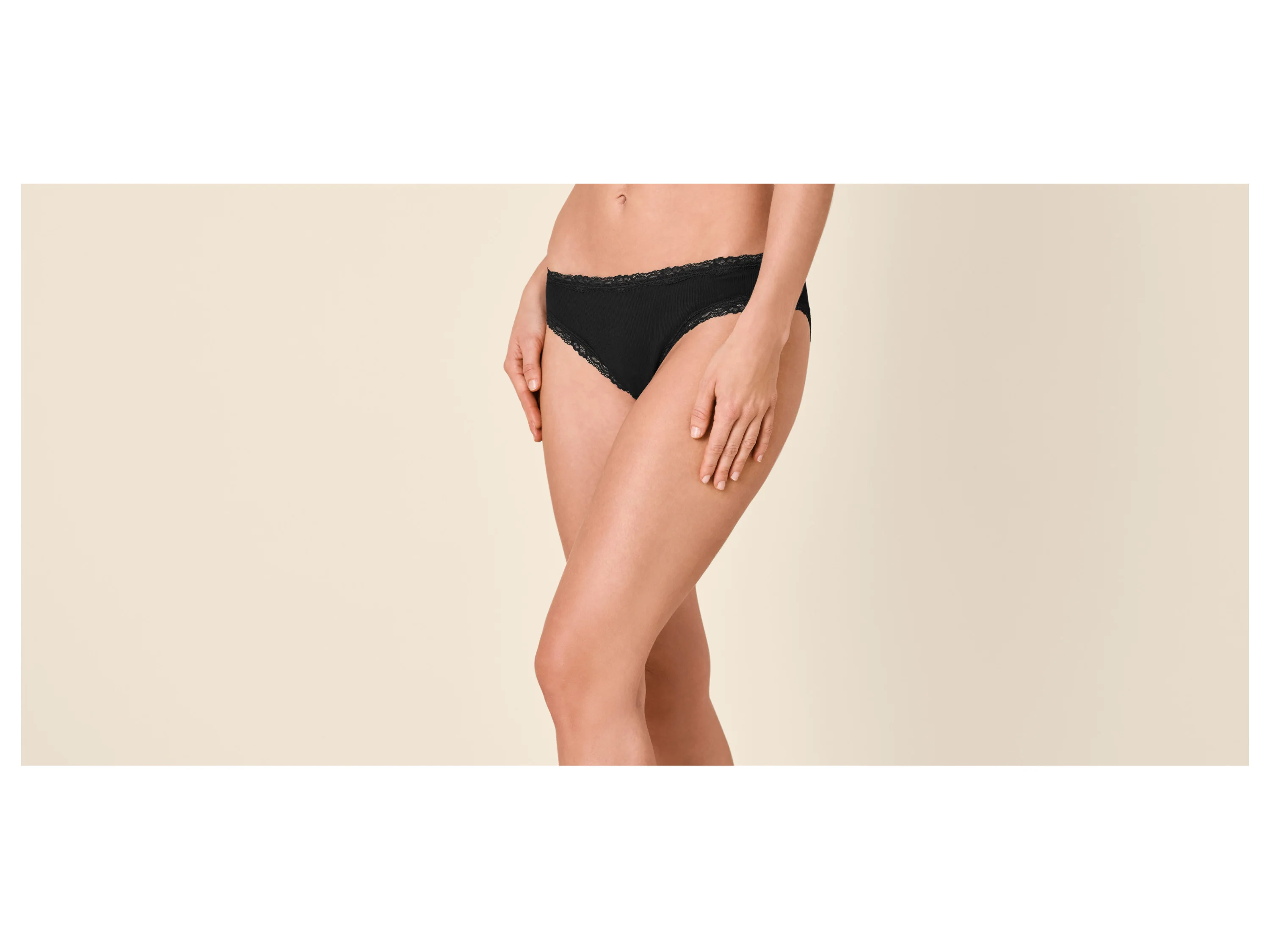 ESMARA® Damen Slips, 5 Stück (Schwarz, XS(32/34)) – Bild 2 von 4