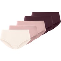 ESMARA® Damen Slips, 5 Stück (rot/pink, M(40/42))