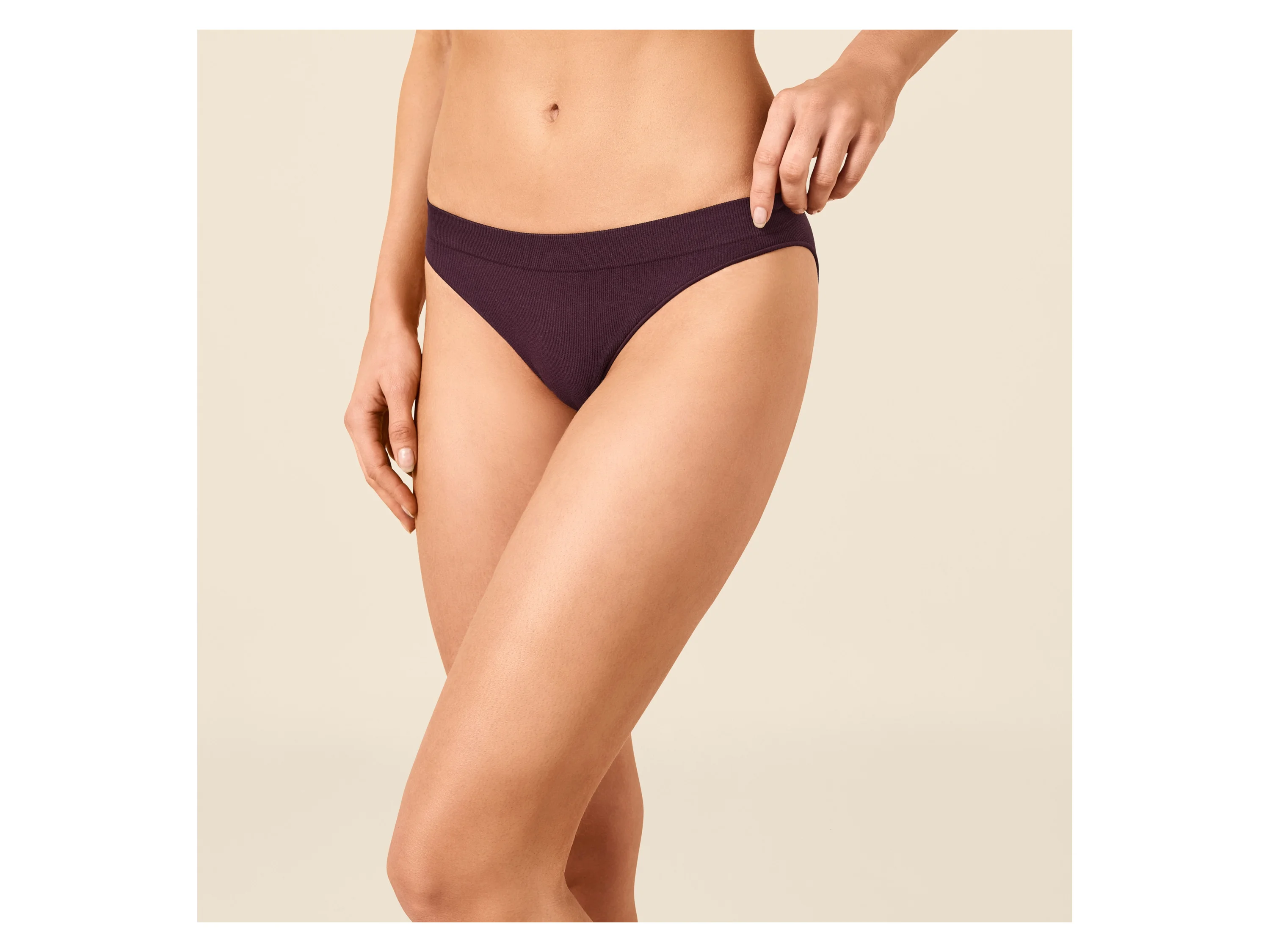 ESMARA® Damen Slips, 3 Stück, seamless (rot/rosé, L(44/46)) – Bild 2 von 4
