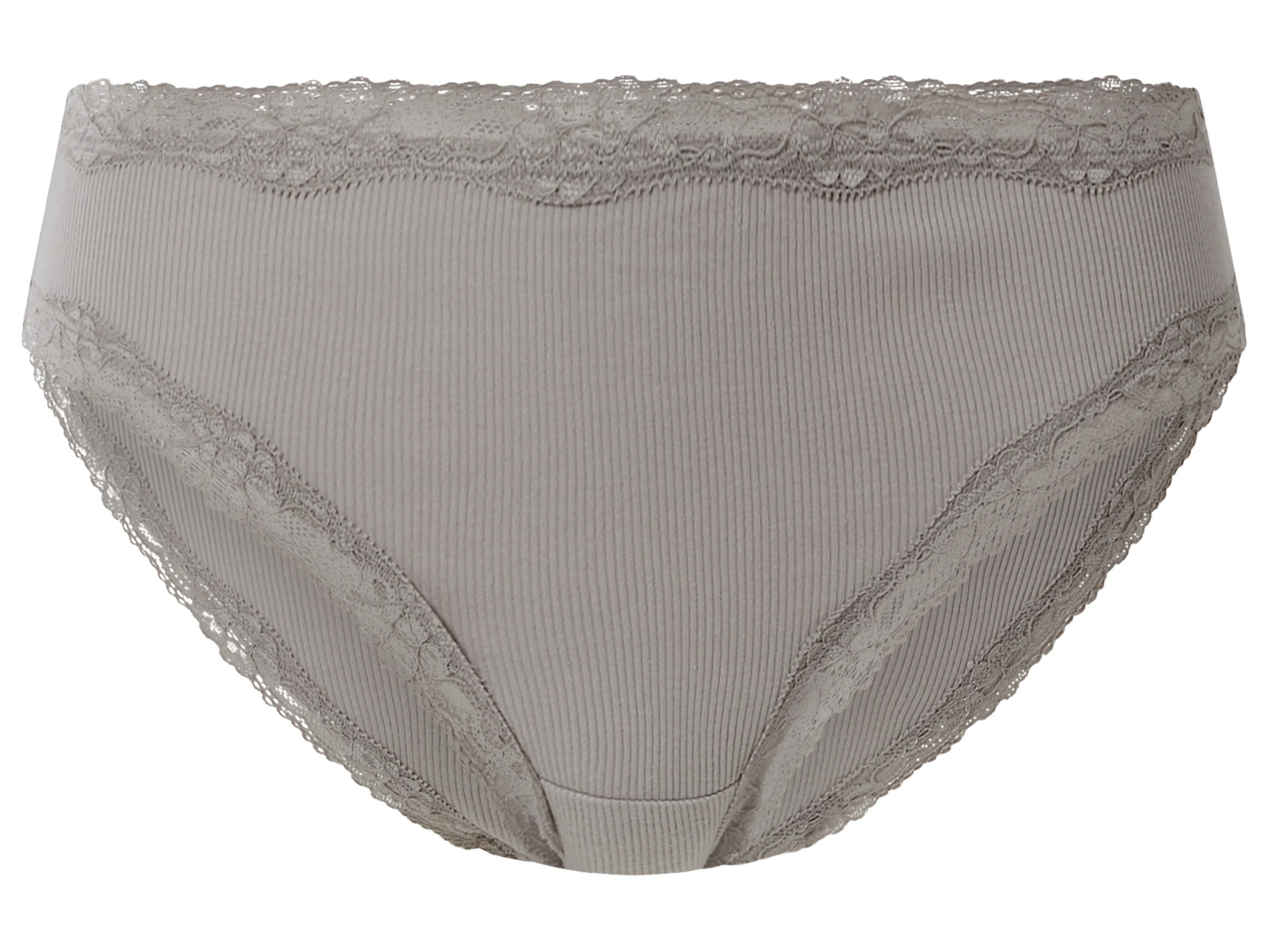 ESMARA® Damen Slips, 5 Stück (dunkelgrau/grau/rosa, XS(32/34)) – Bild 3 von 4