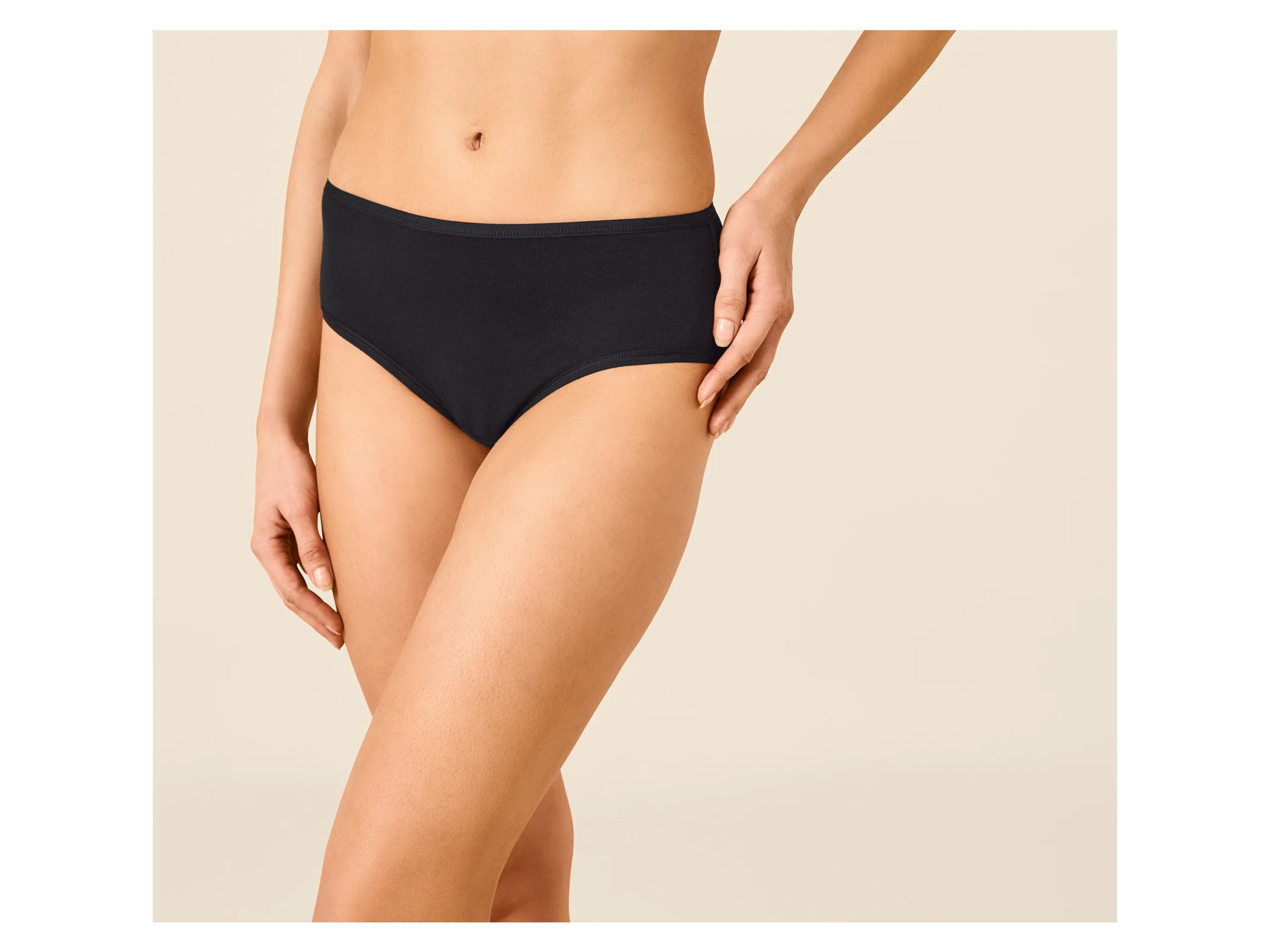 ESMARA® Damen Slips, 5 Stück (Schwarz, S(36/38)) – Bild 2 von 4