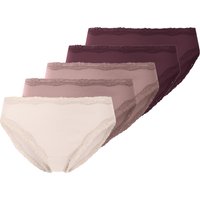 ESMARA® Damen Slips, 5 Stück (rot/pink/rosa, S(36/38))