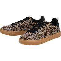ESMARA® Damen Sneaker (gemustert/beige/schwarz, 36)