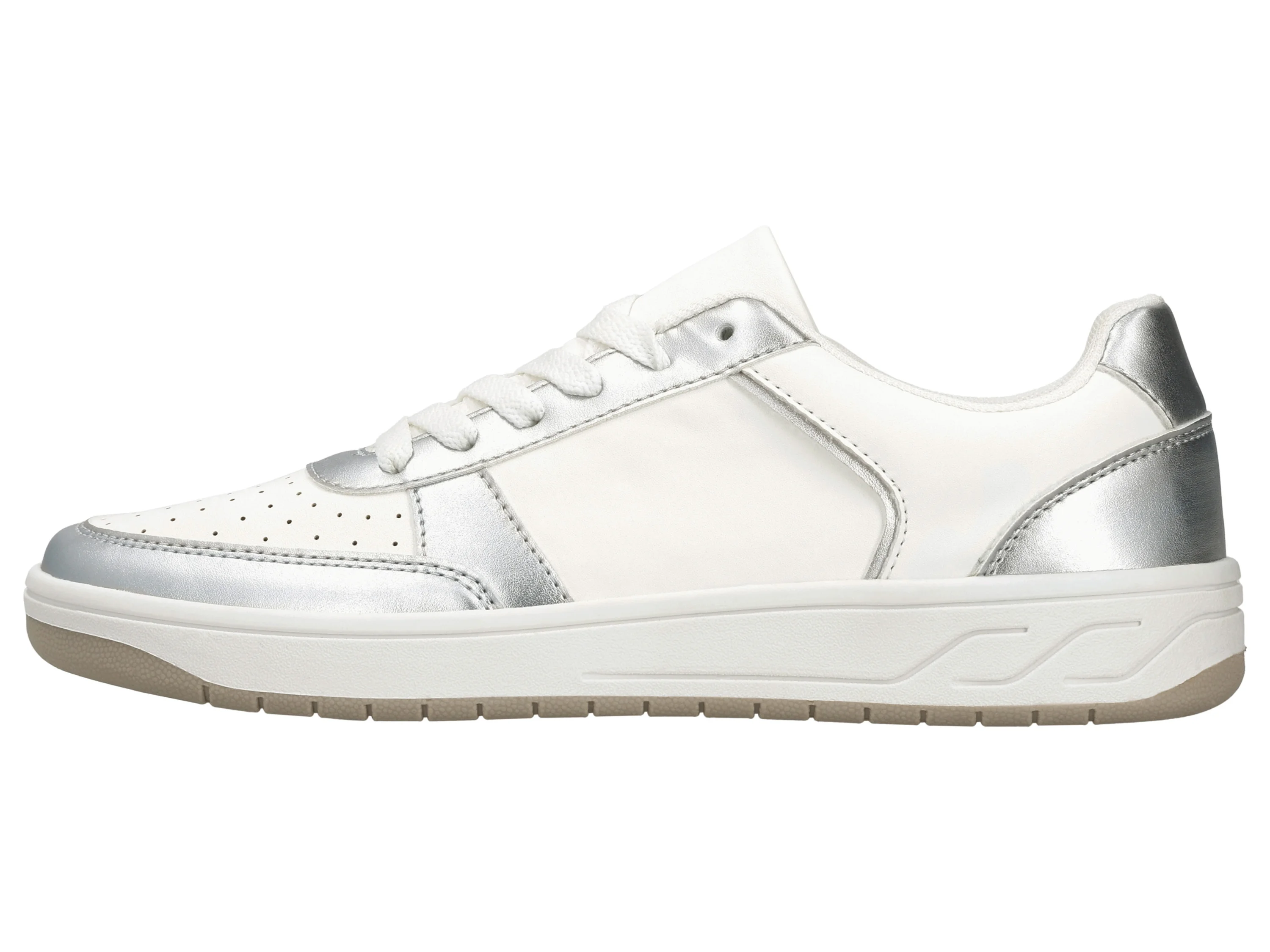 ESMARA® Damen Sneaker (silber/weiß, 40) – Bild 2 von 3