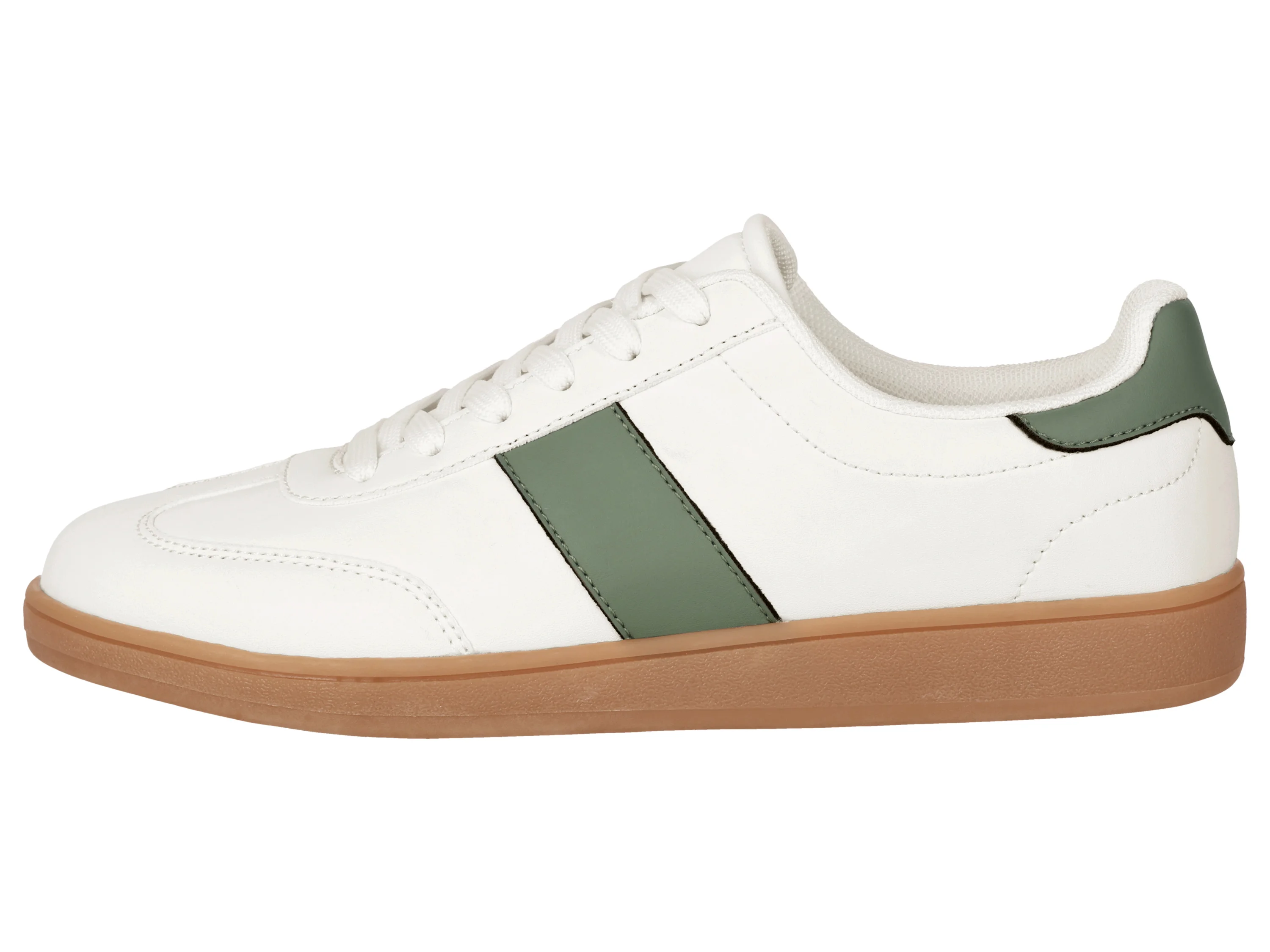ESMARA® Damen Sneaker (Weiß/Grün, 38) – Bild 3 von 4