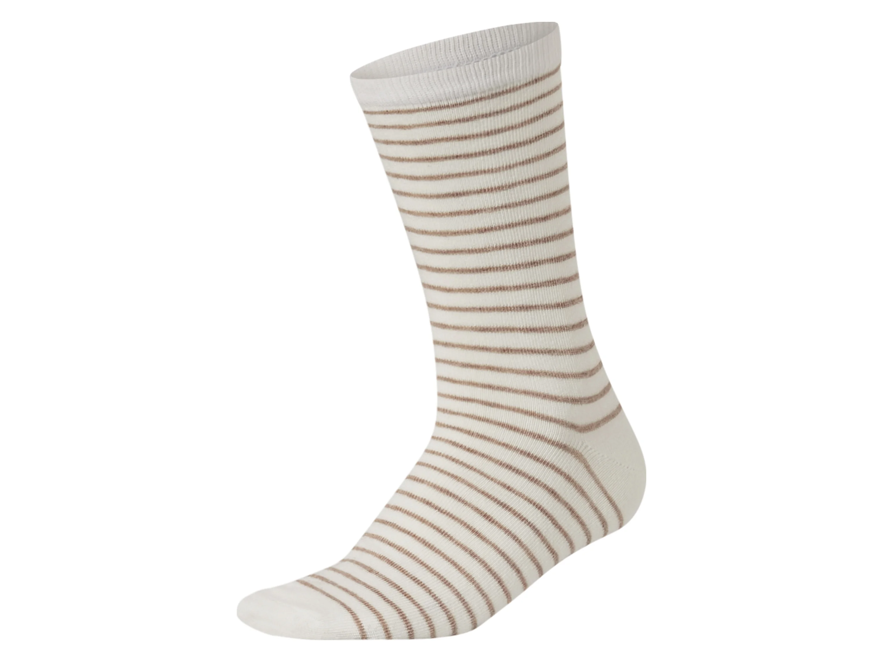 ESMARA® Damen Socken, 5 Stück (creme/Streifen/beige/hellbeige, 39-42) – Bild 4 von 4