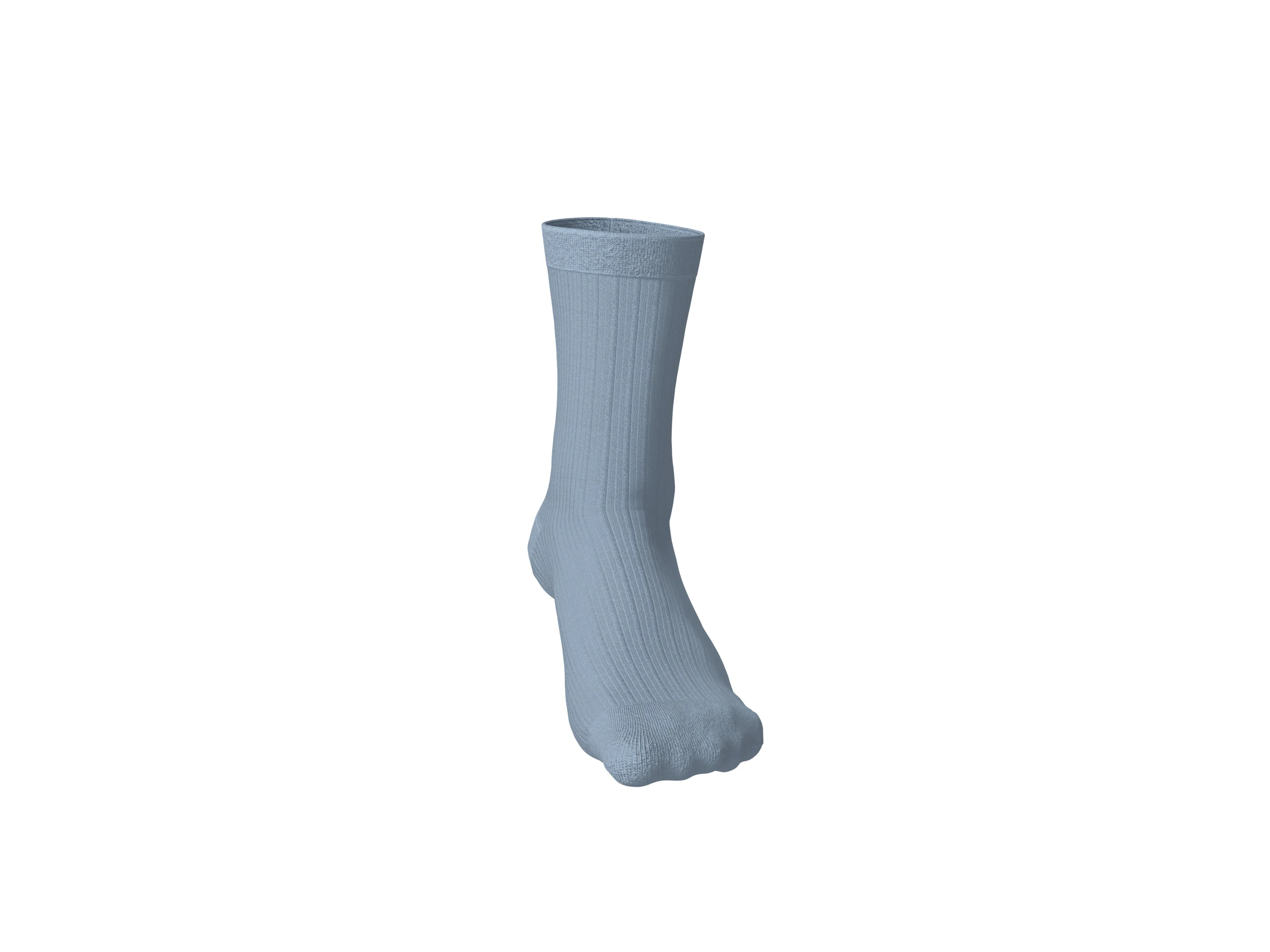 ESMARA® Damen Socken / Gerippte Socken, 5 Paar (blau/weiß/beige/schwarz, 35-38) – Bild 3 von 4