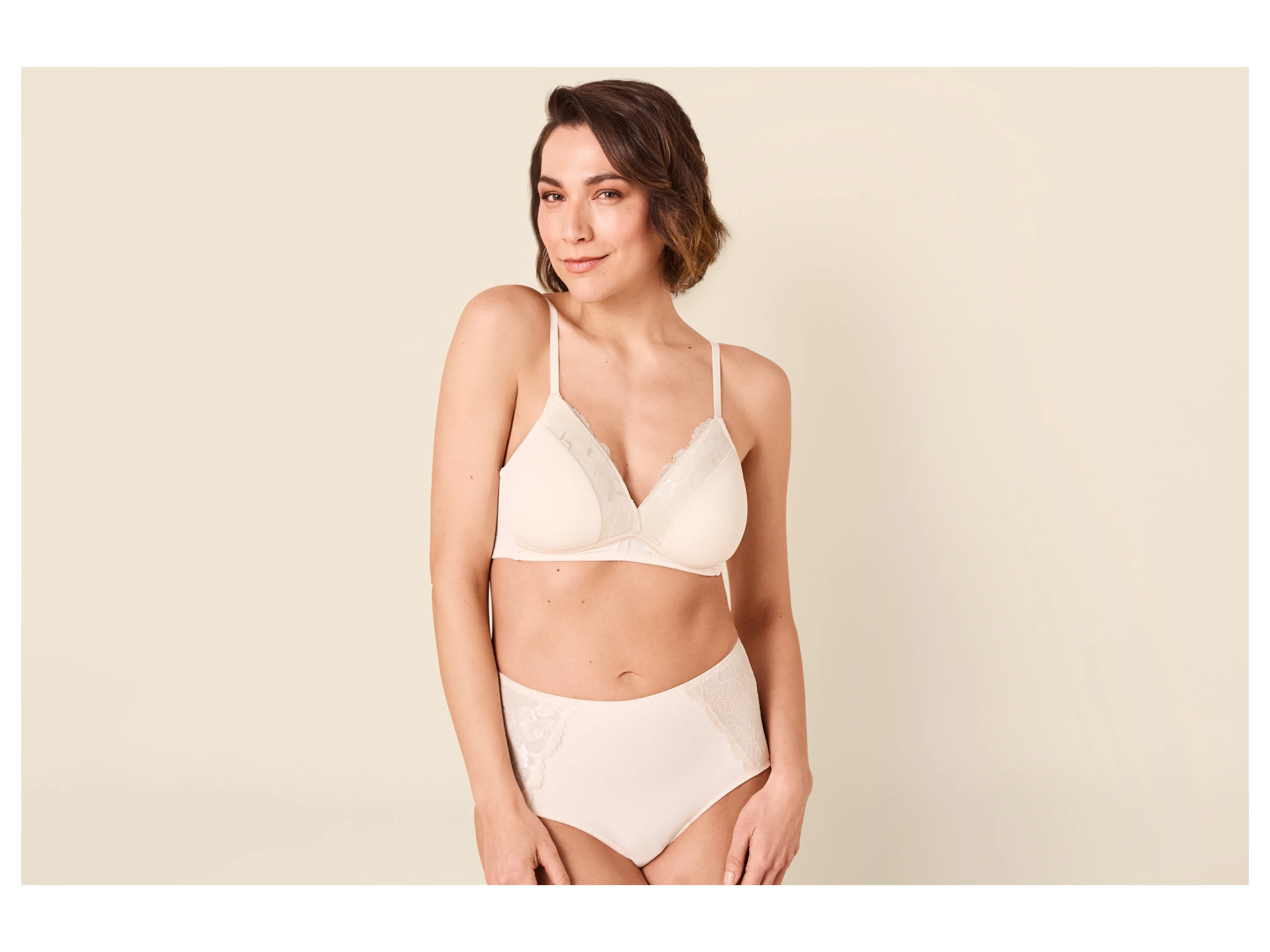 ESMARA® Damen Soft-BH mit Spitze (Rosa, 95D) – Bild 2 von 2