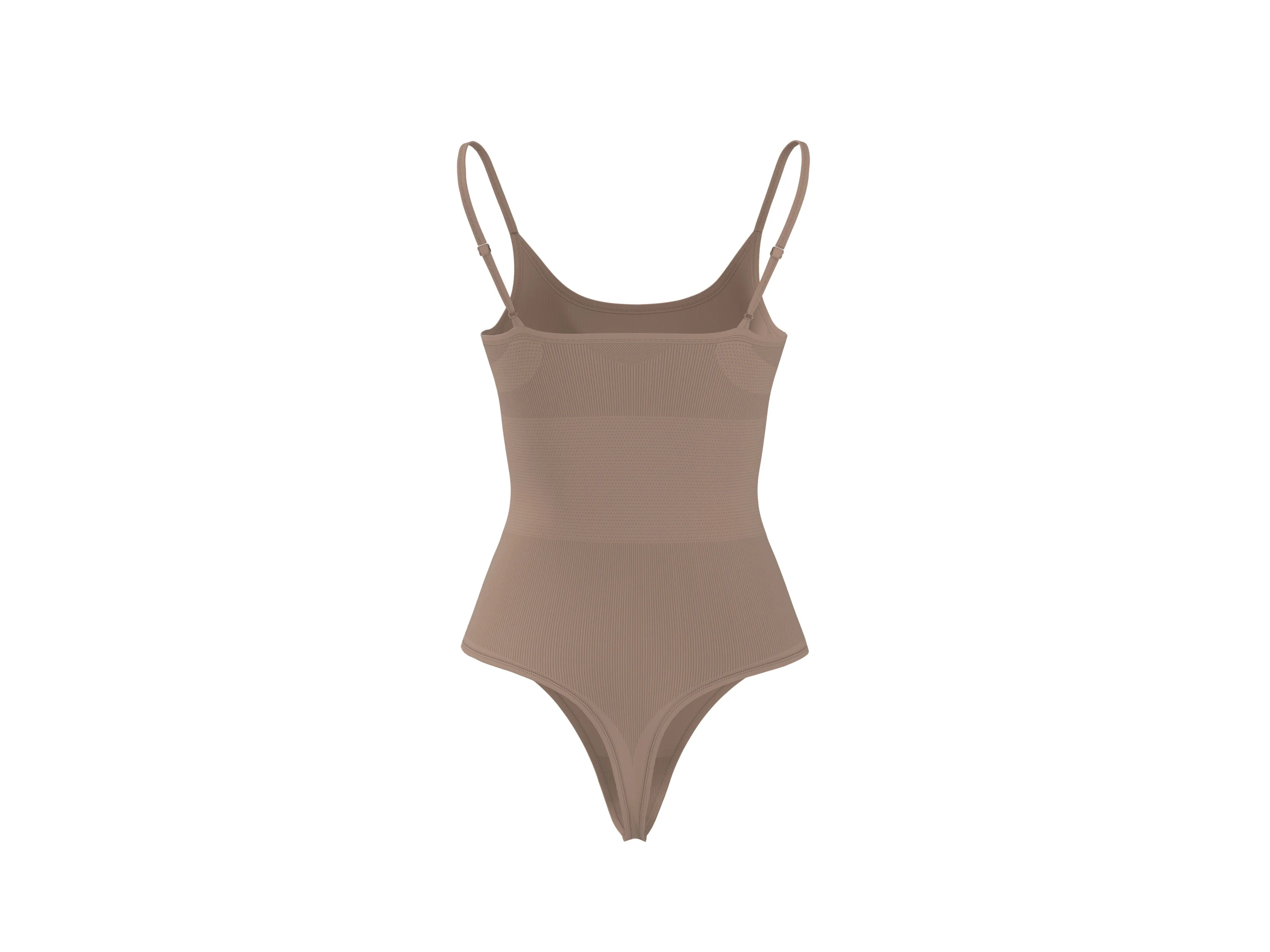 ESMARA® Damen Soft-Shaping-Body (Beige, XL(48/50)) – Bild 3 von 4