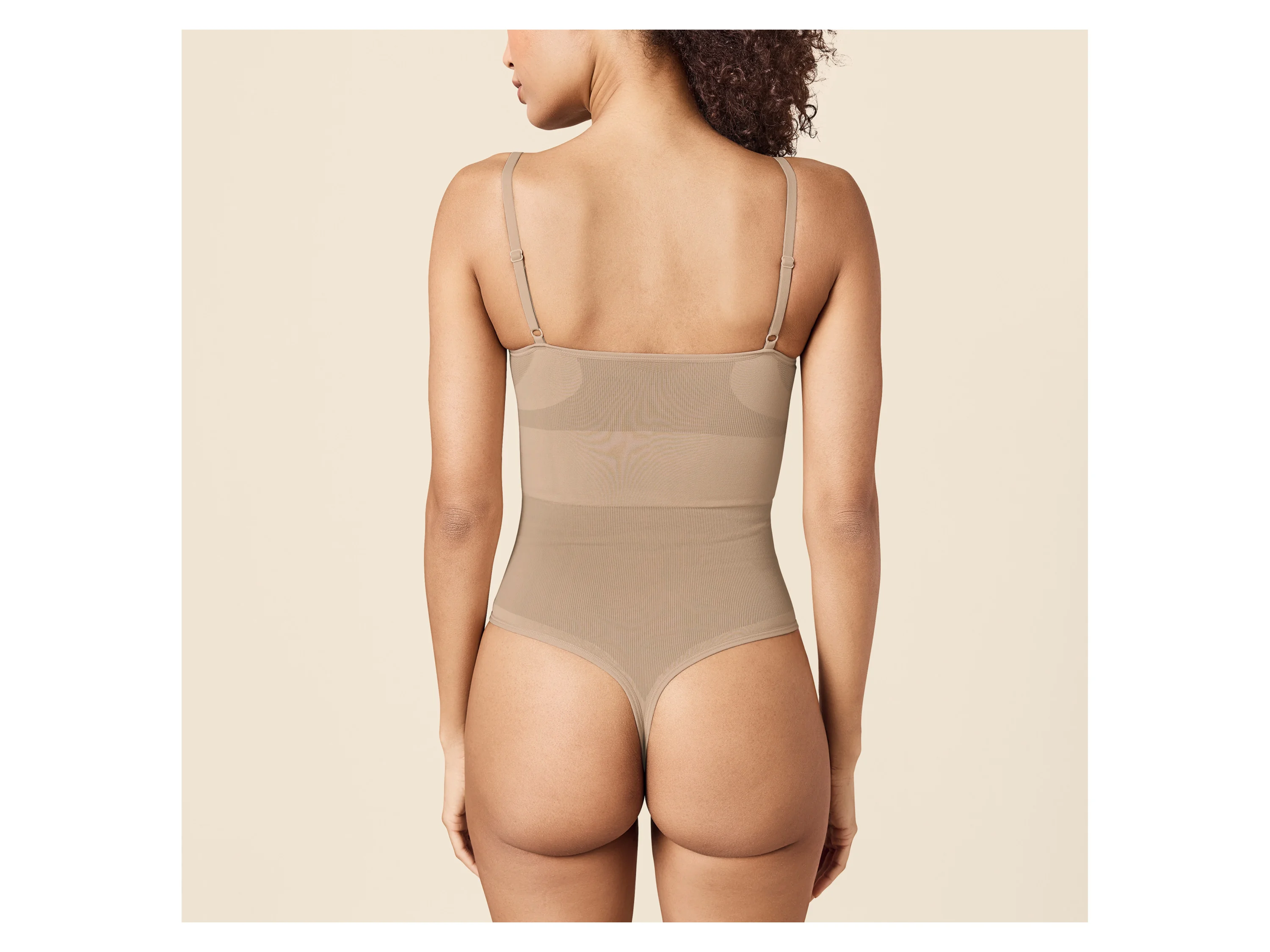ESMARA® Damen Soft-Shaping-Body (Beige, XL(48/50)) – Bild 4 von 4