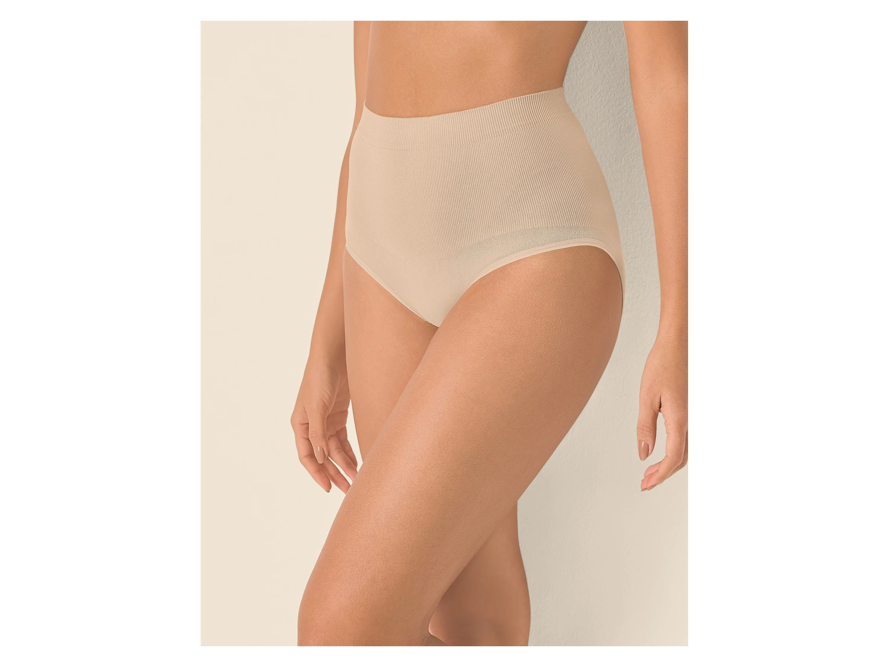 ESMARA® Damen Soft-Shaping-Slip (Beige, L(44/46)) – Bild 2 von 4