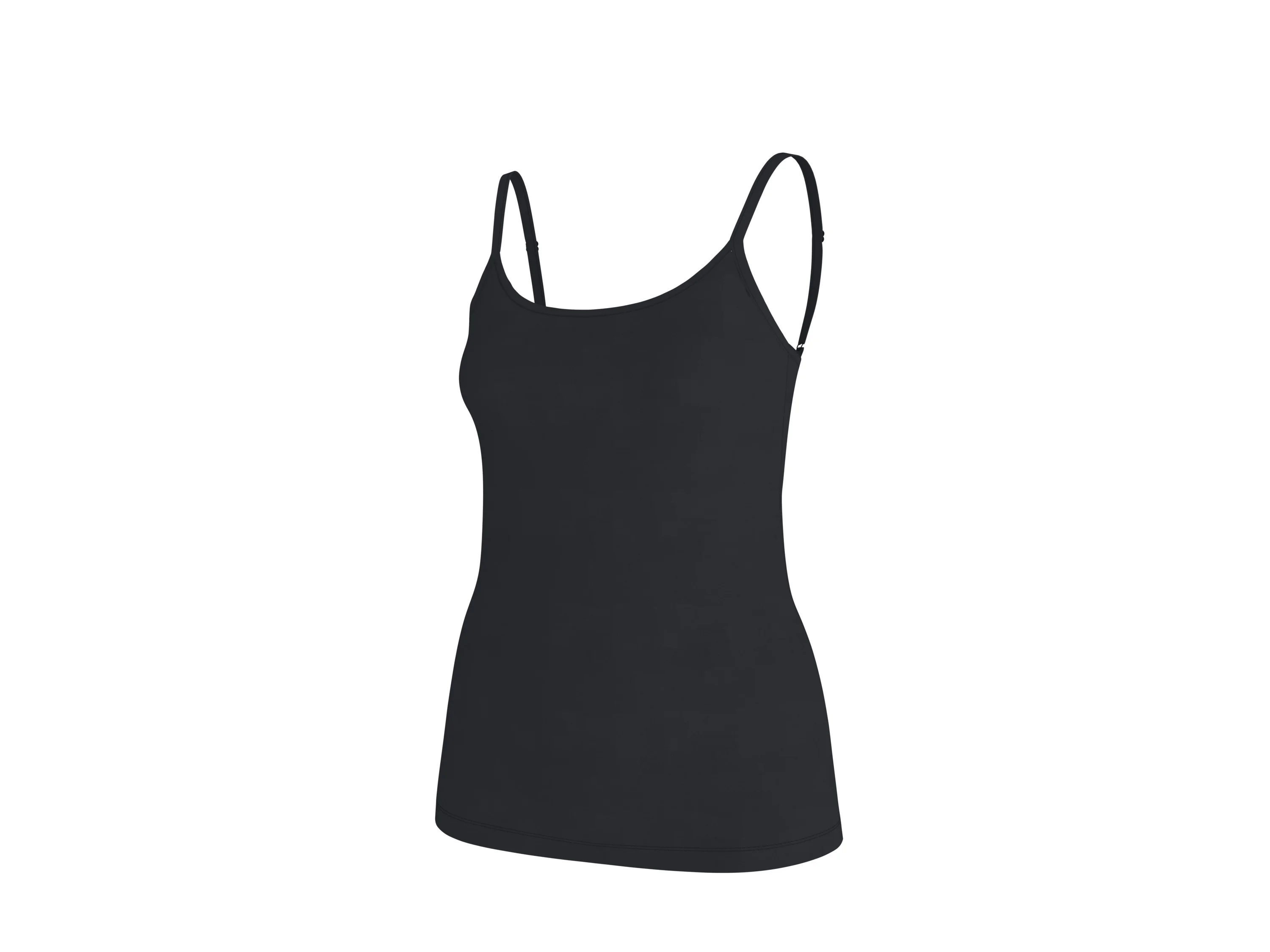ESMARA® Damen Spaghettitops, 2 Stück (Schwarz, L(44/46)) – Bild 3 von 4