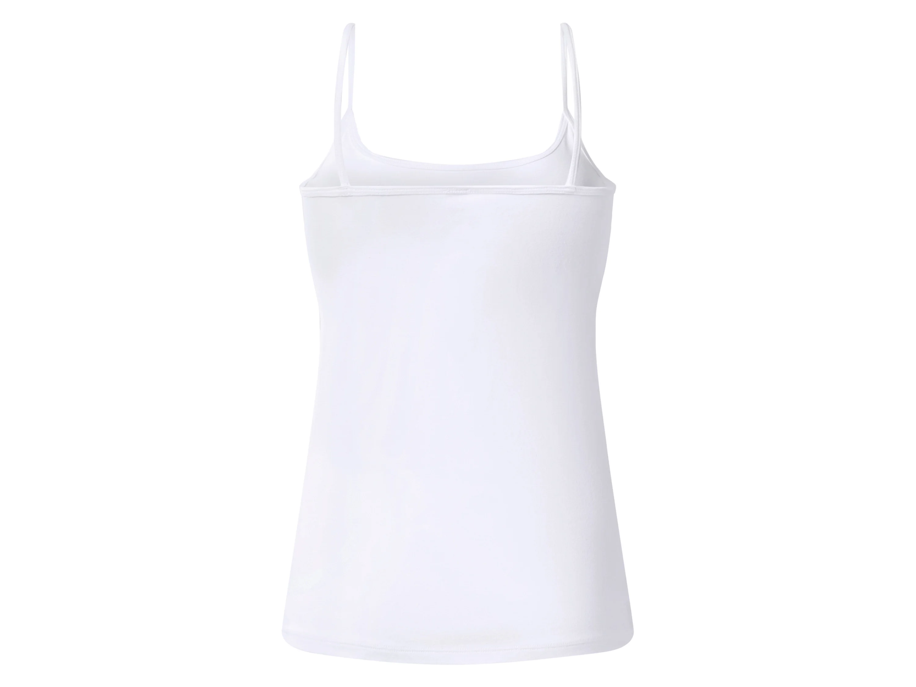 ESMARA® Damen Spaghettiträgerhemd, 3 Stück (Schwarz/weiß, L(44/46)) – Bild 4 von 4