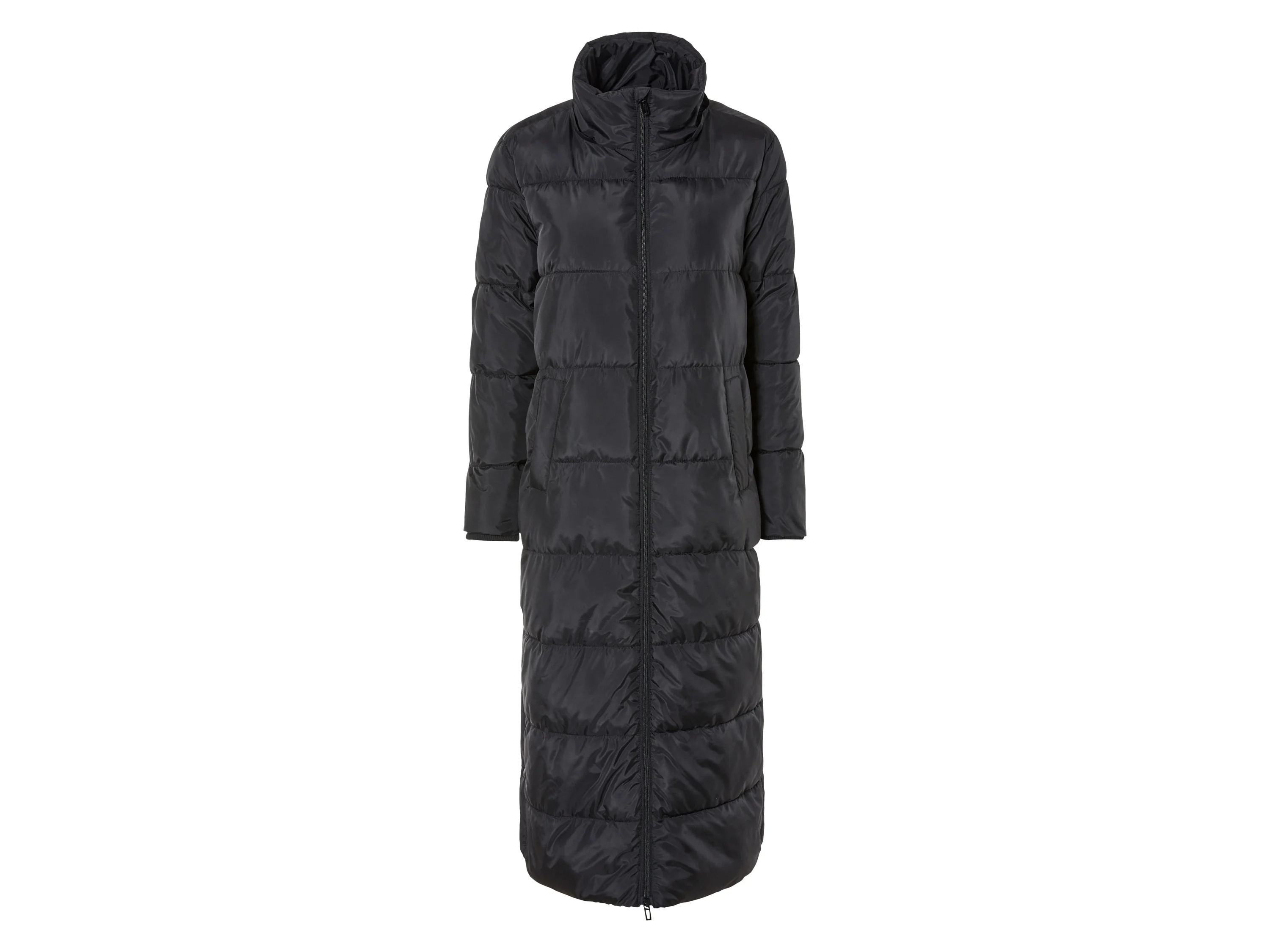 ESMARA® Damen Steppmantel Maxi (Schwarz, XS (32/34)) – Bild 3 von 4