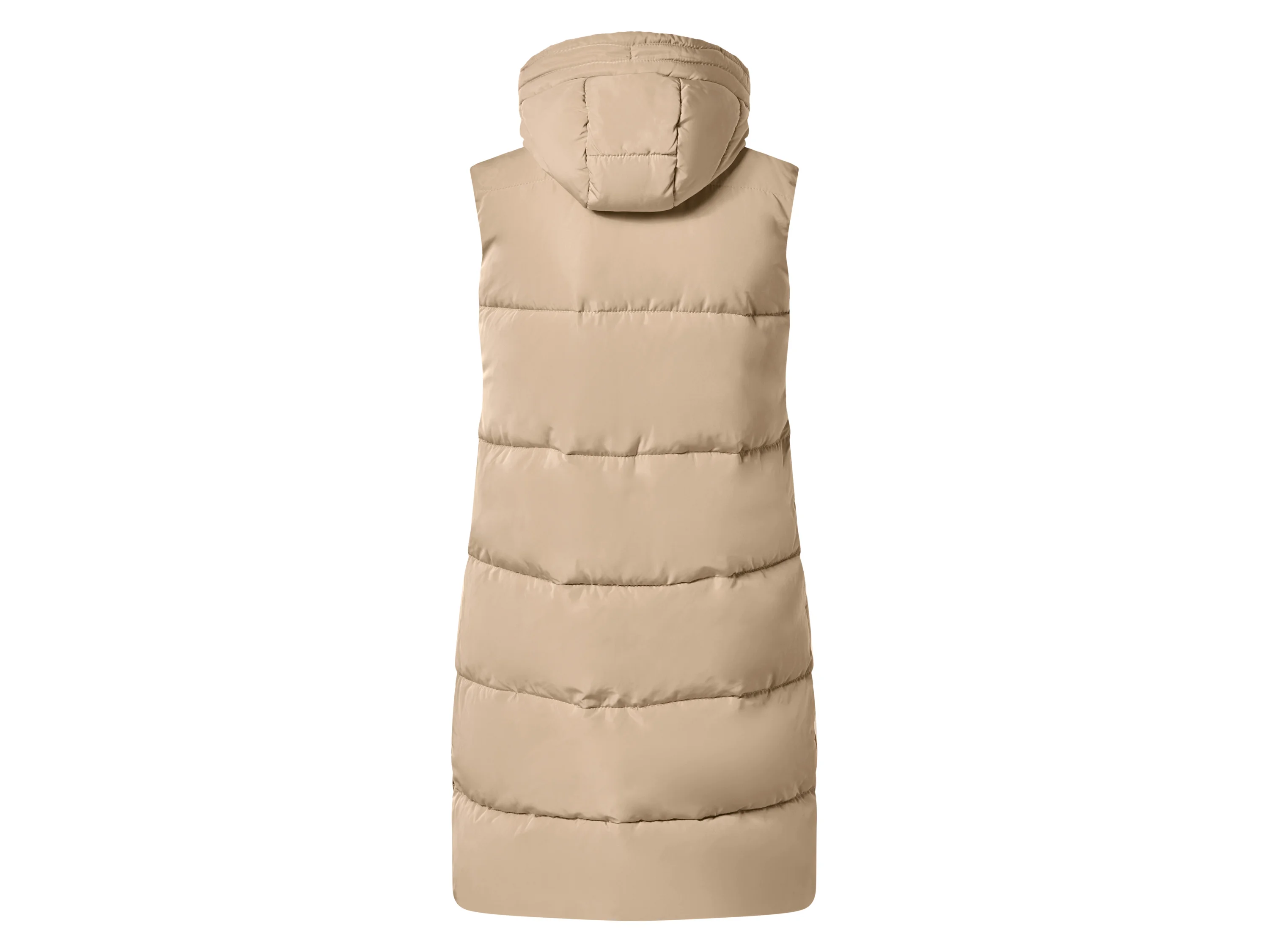 ESMARA® Damen Steppweste lang (Beige, XS(32/34)) – Bild 4 von 4