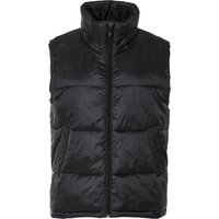 ESMARA® Damen Steppweste, wasserabweisendes Obermaterial (Schwarz, XS(32/34))