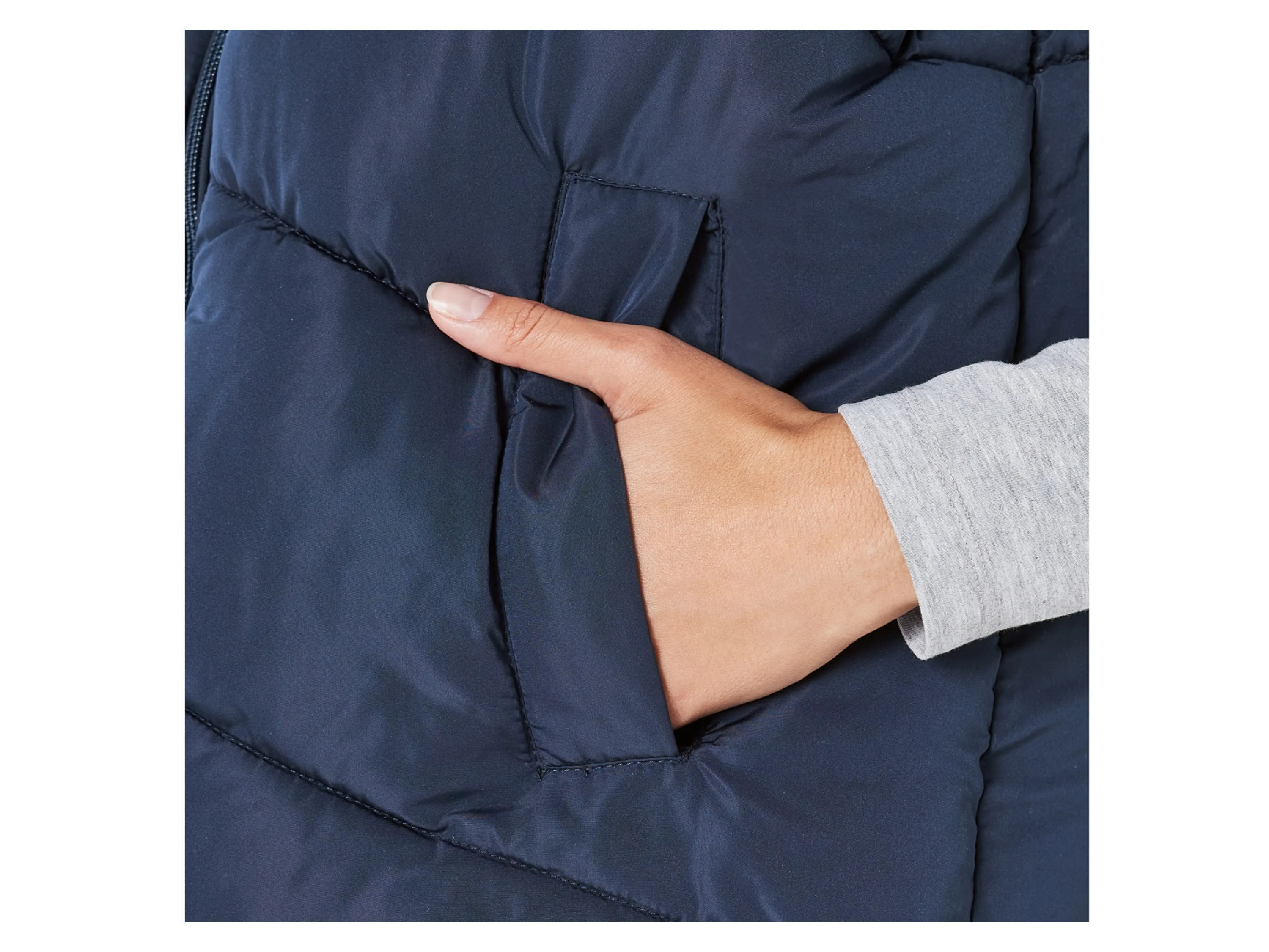 ESMARA® Damen Steppweste (Navy, XS (32/34)) – Bild 4 von 4