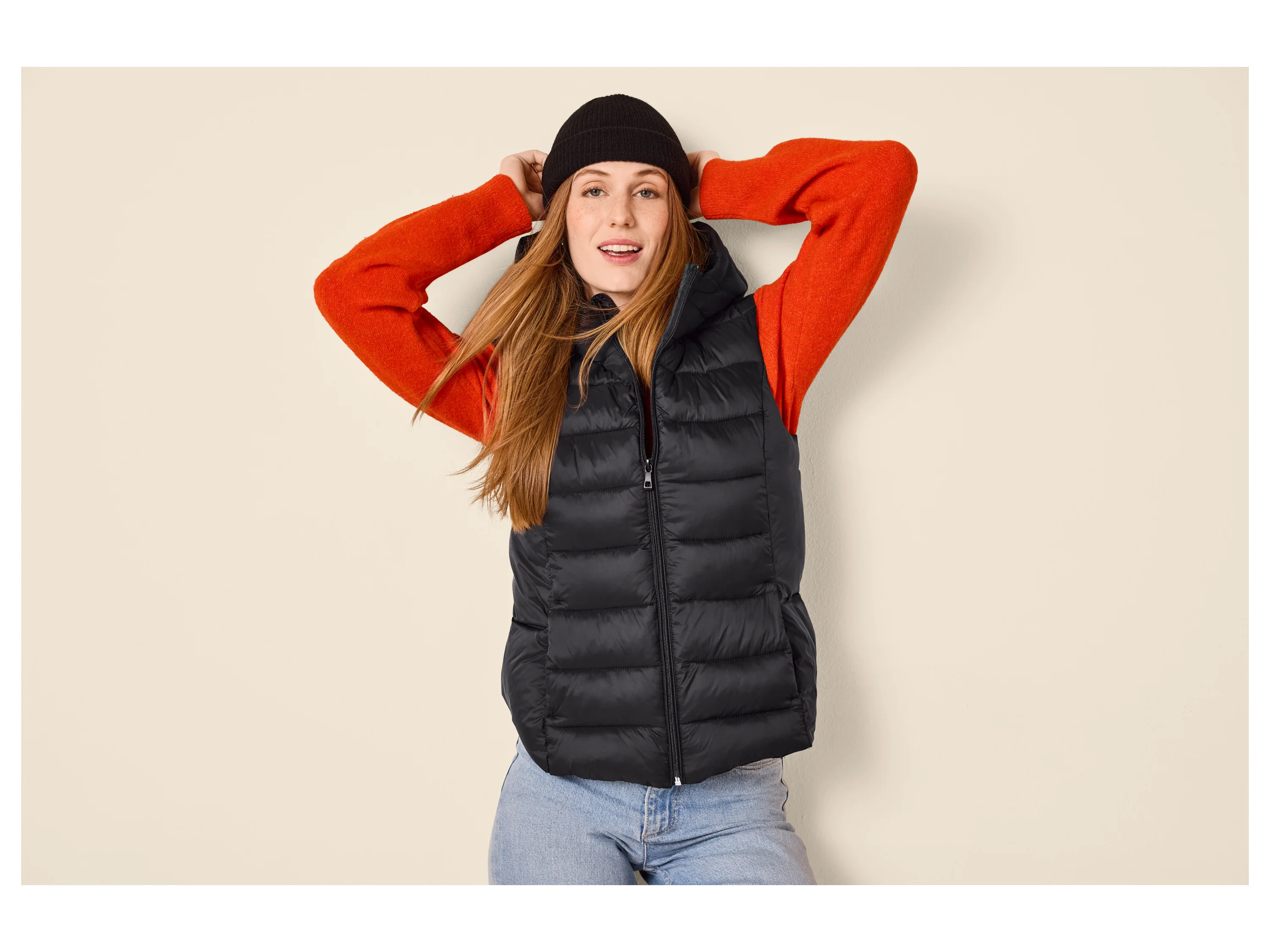 ESMARA® Damen Steppweste (Schwarz, XS(32/34)) – Bild 2 von 4