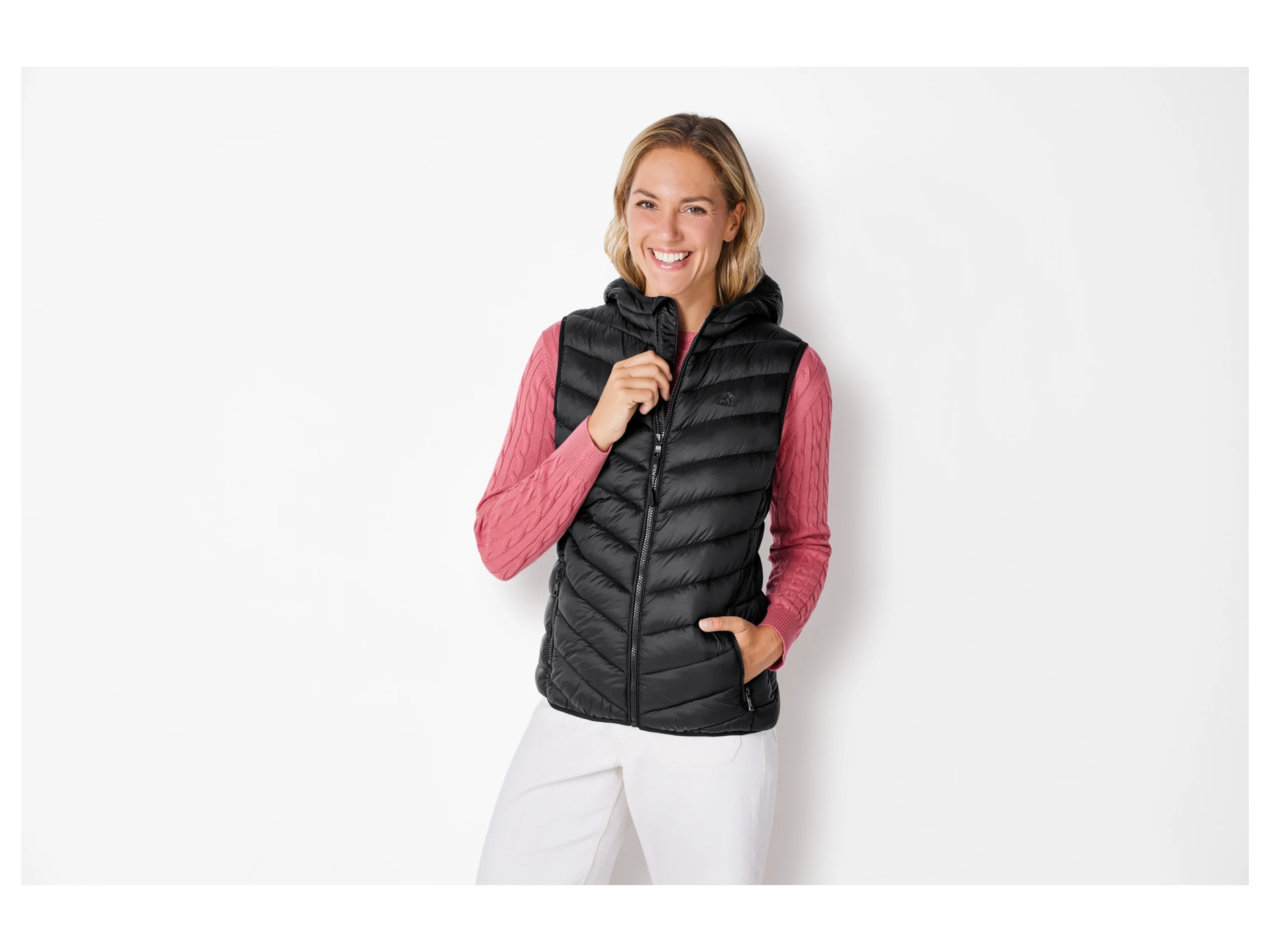 ESMARA® Damen Steppweste (Schwarz, S(36/38)) – Bild 2 von 4