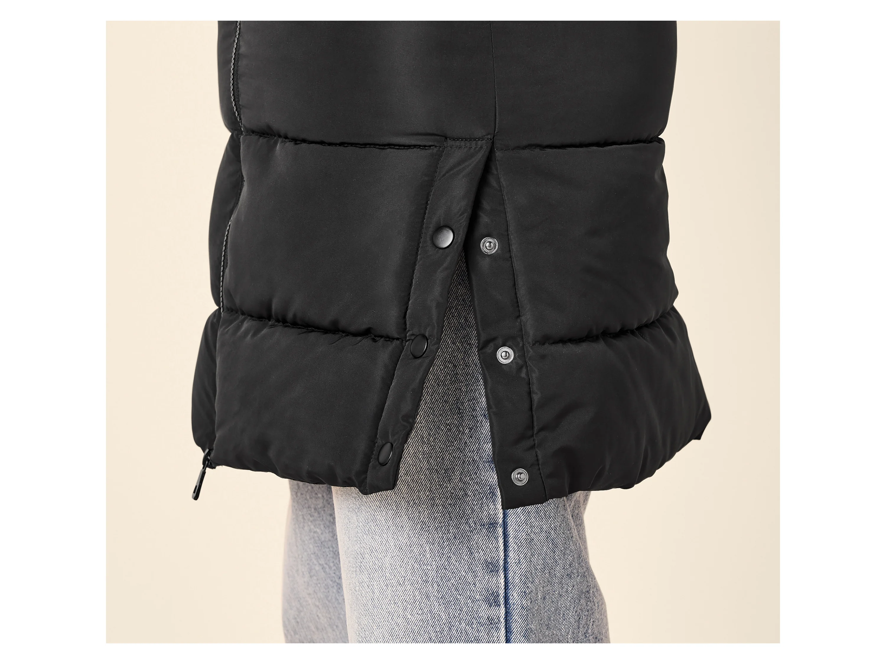 ESMARA® Damen Steppweste (Schwarz, M(40/42)) – Bild 4 von 4