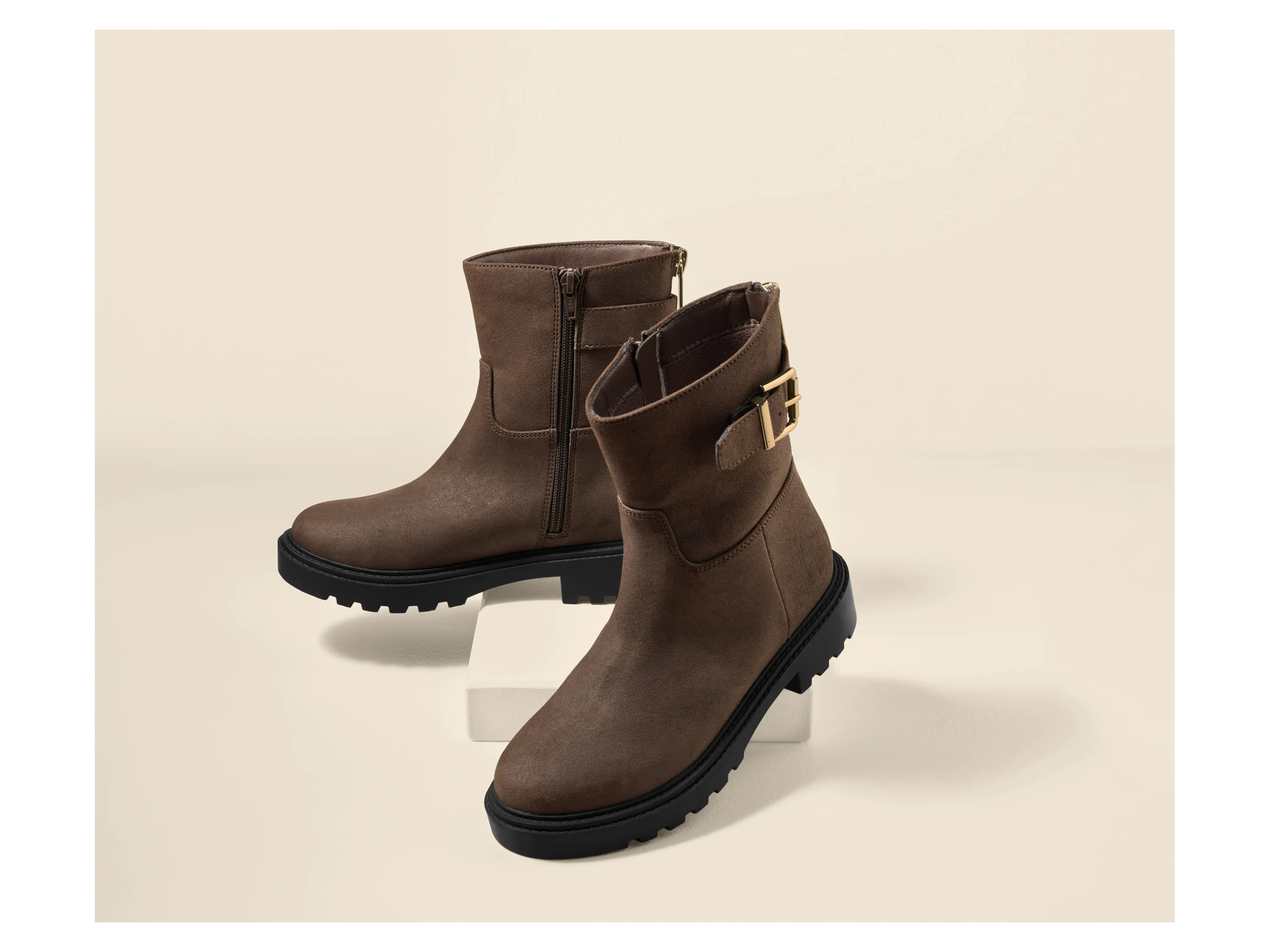 ESMARA® Damen Stiefeletten (Braun, 38) – Bild 2 von 4
